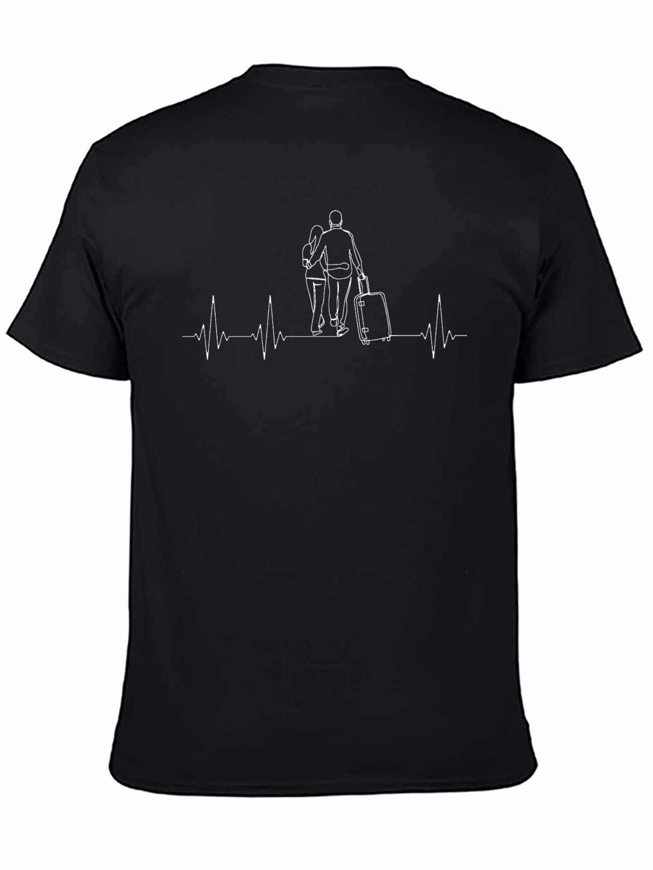 Travel Heartbeat Tee - Romantic Getaway T-Shirt