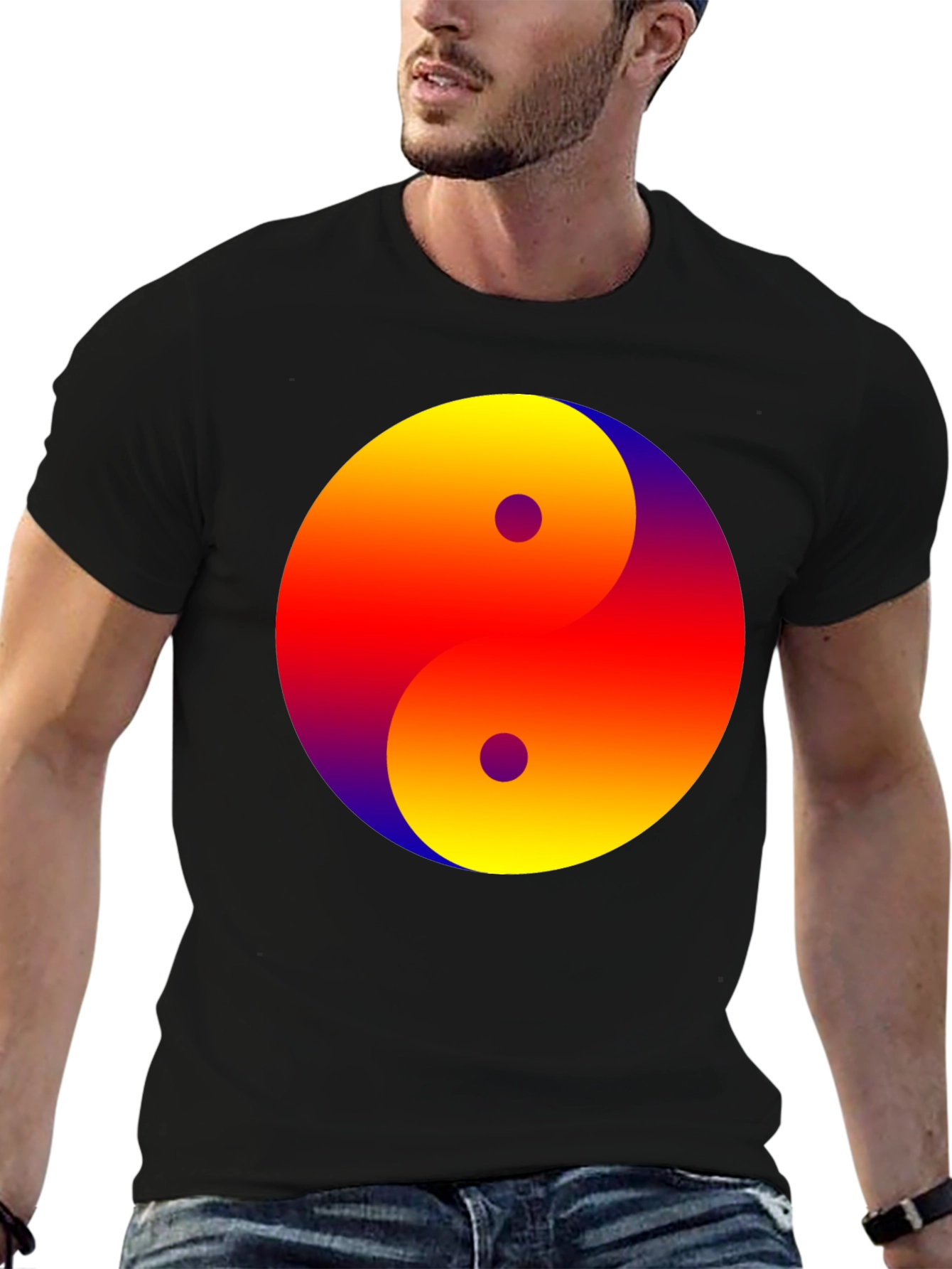 Yin Yang Gradient Tee