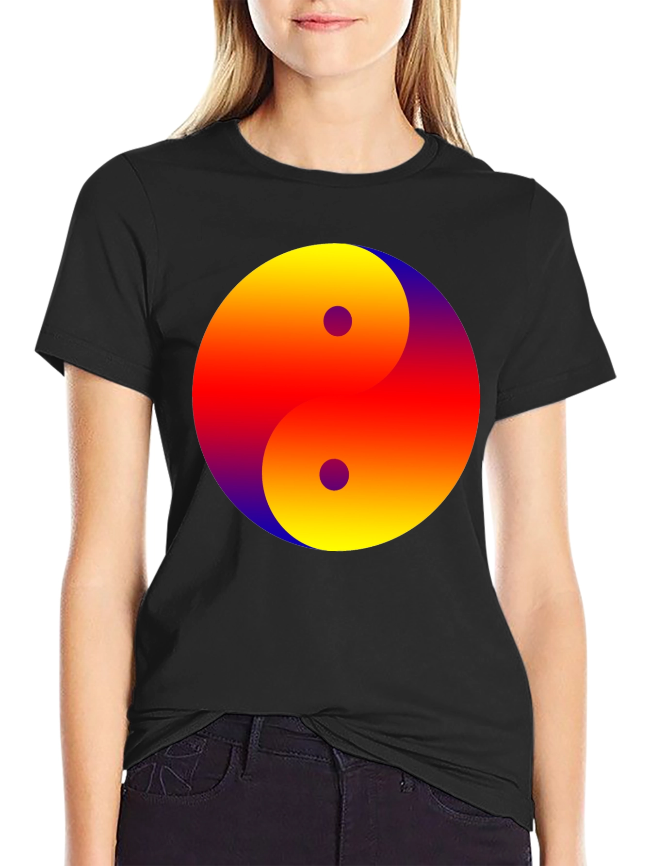 Yin Yang Gradient Tee