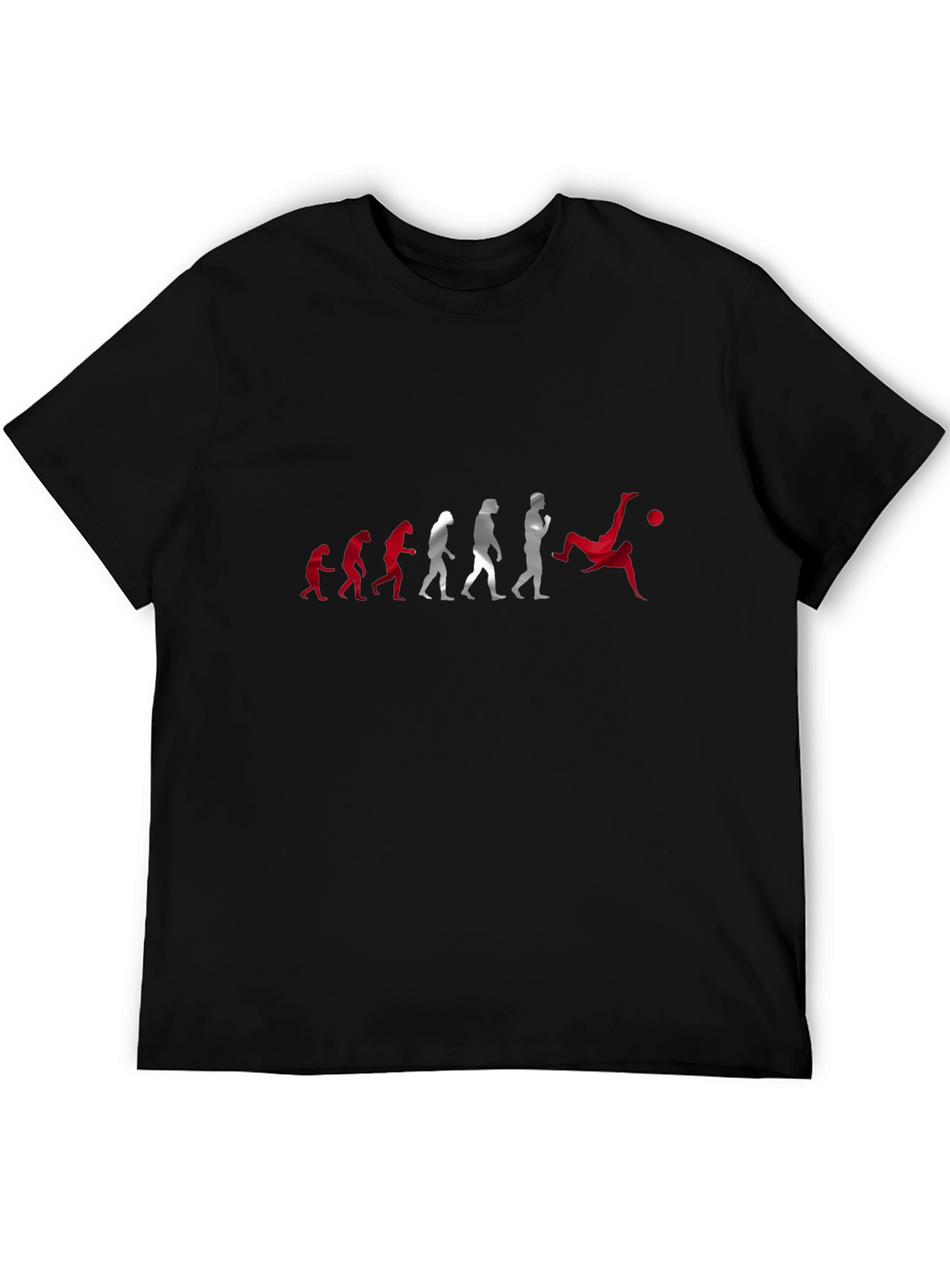Evolution of Soccer T-Shirt - Black