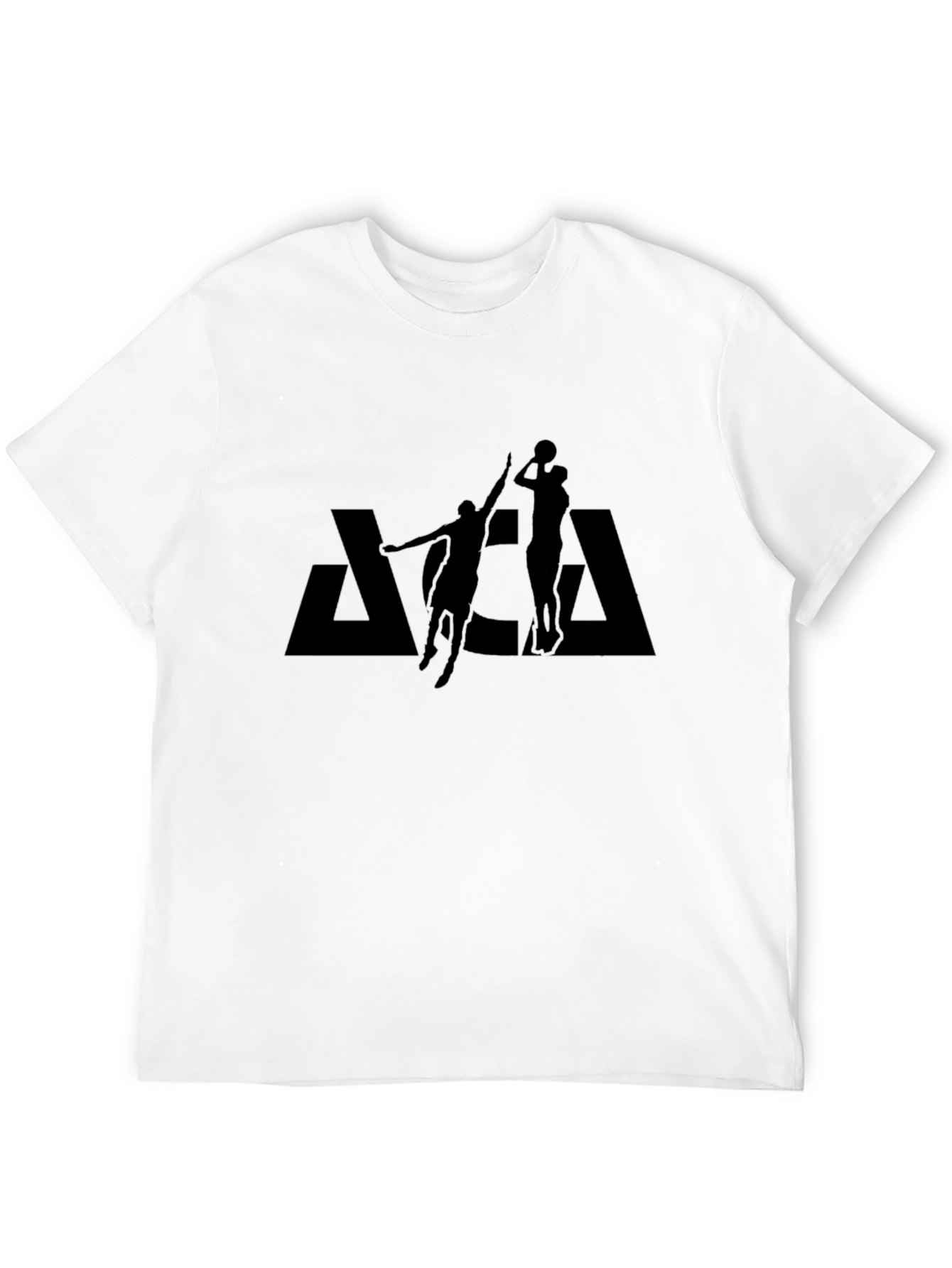 Basketball Silhouette Black T-Shirt