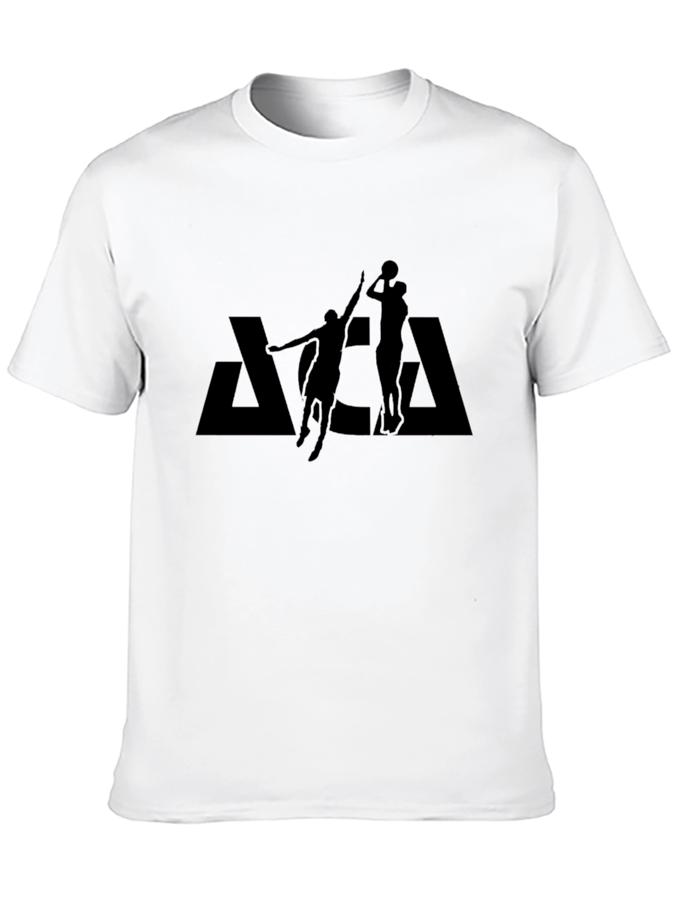 Basketball Silhouette Black T-Shirt