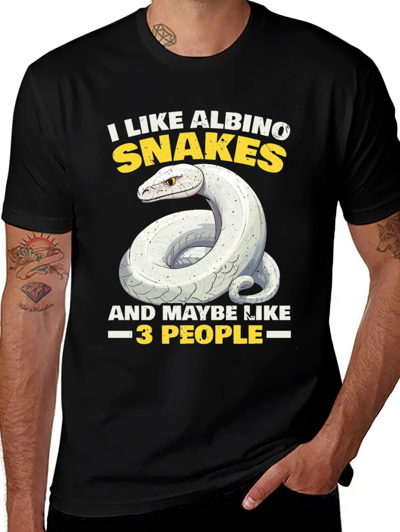 Albino Snake Lover T-Shirt