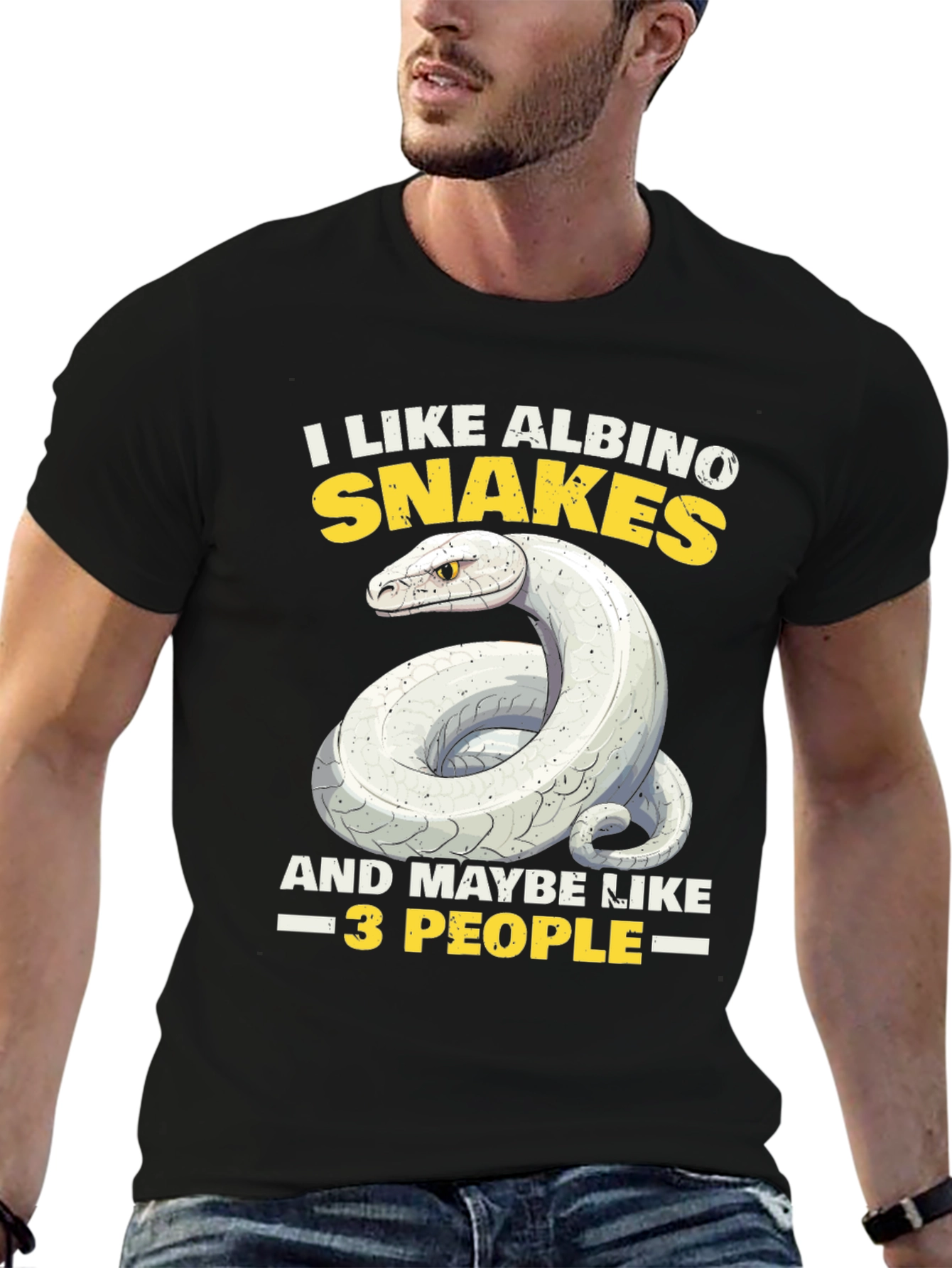 Albino Snake Lover T-Shirt