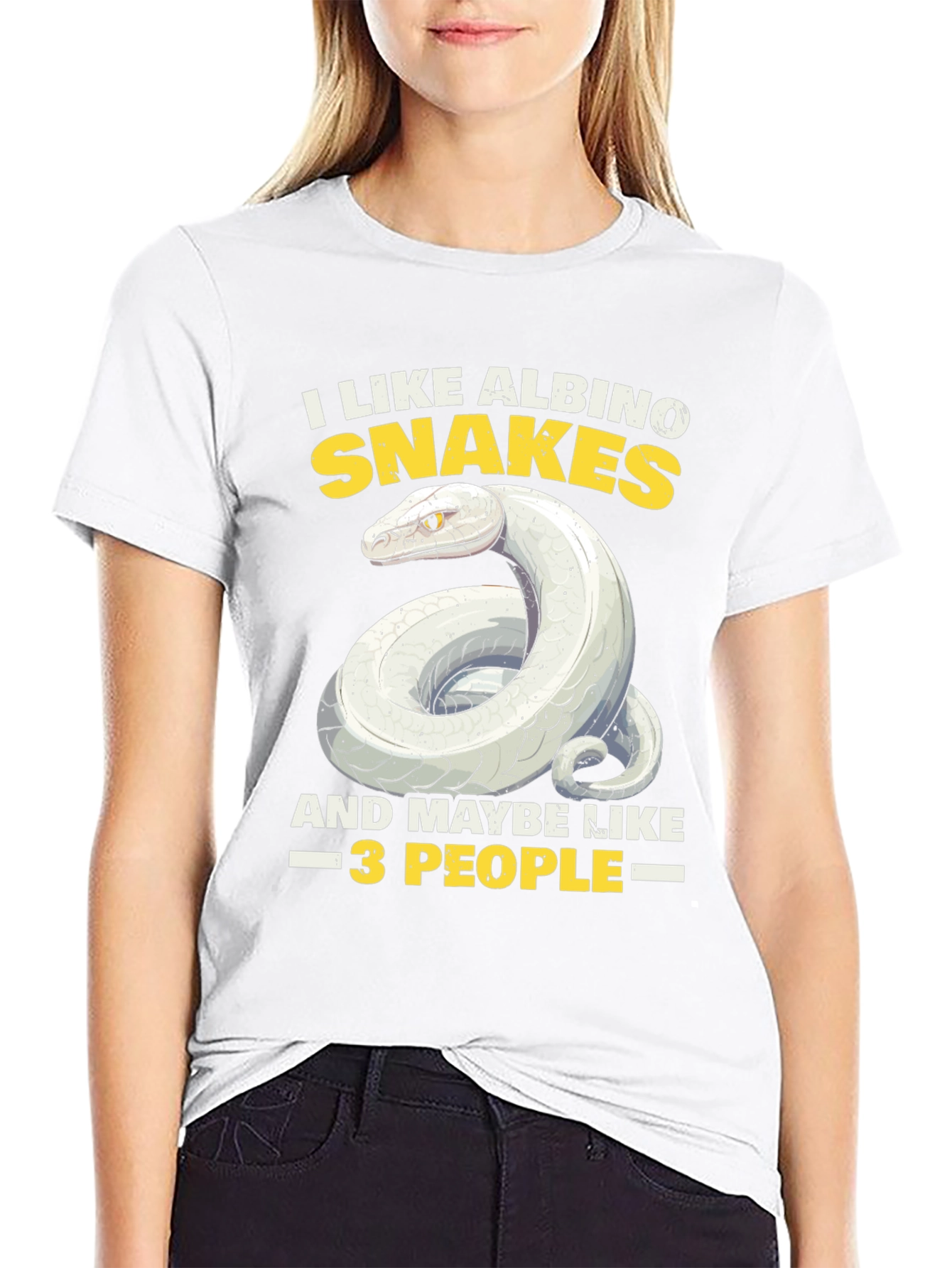 Albino Snake Lover T-Shirt