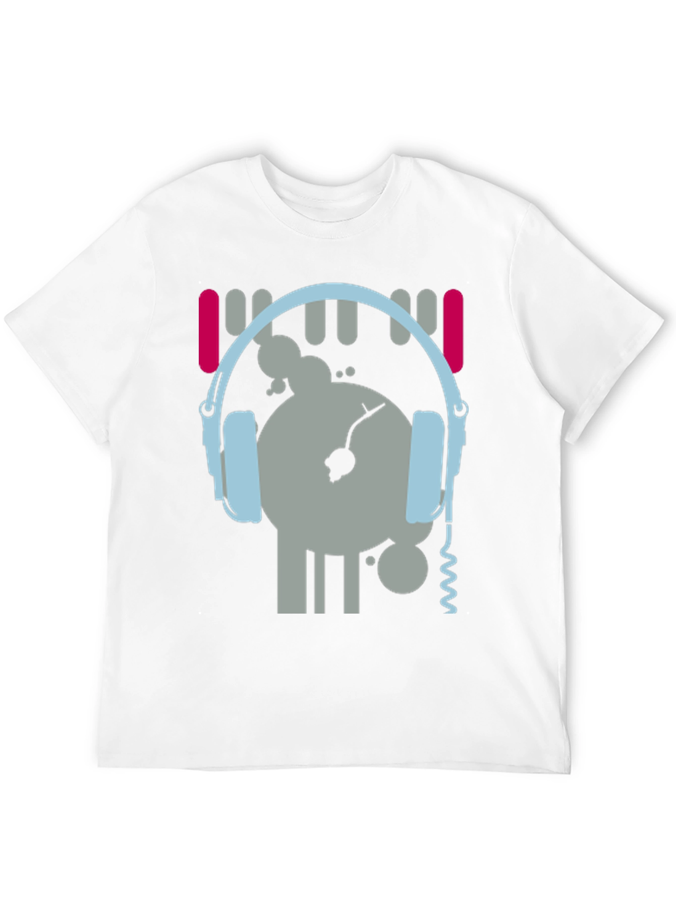 DJ Graphic Tee - Music Lovers Black T-Shirt