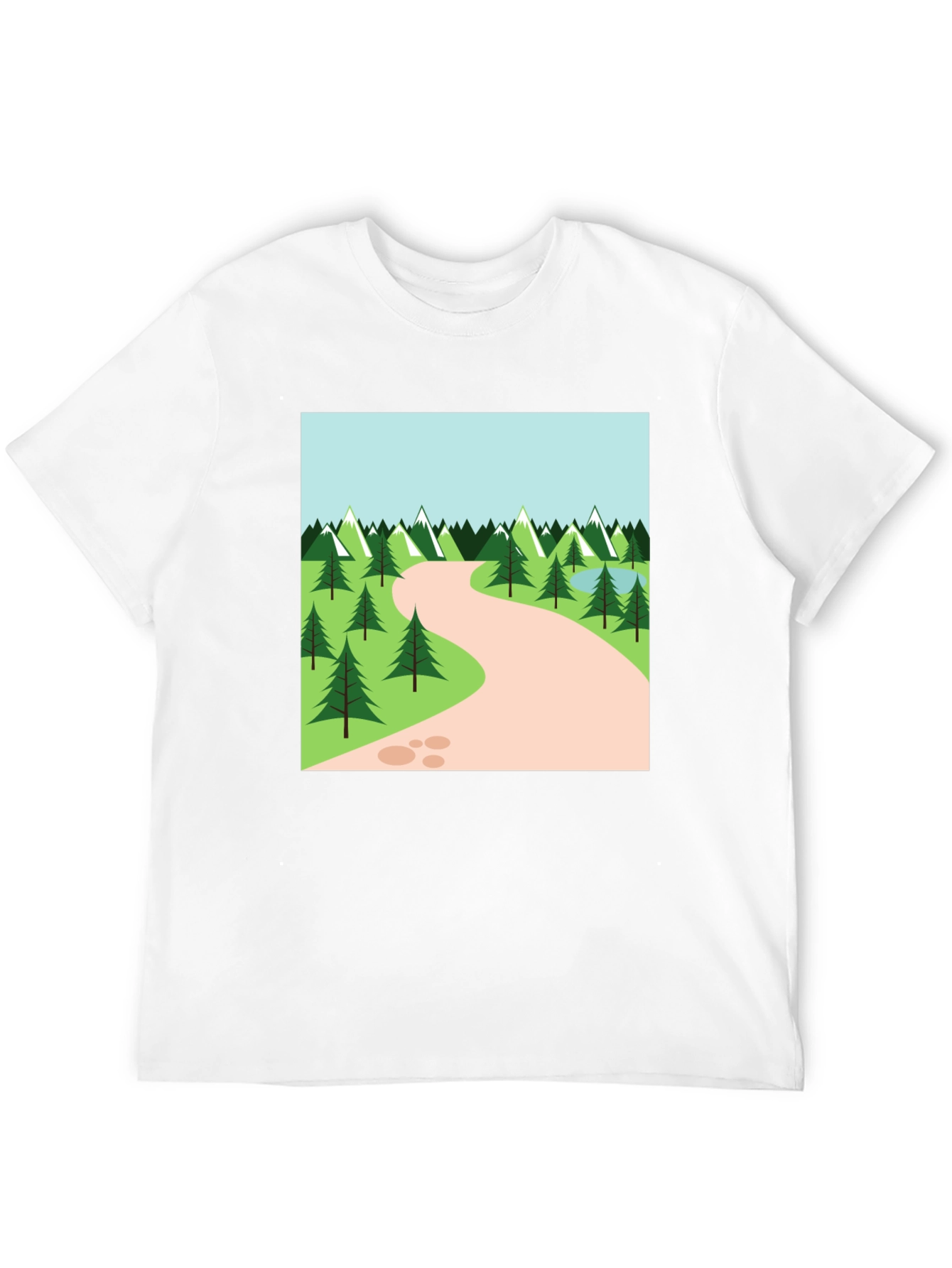Nature Trail Graphic Tee - Black