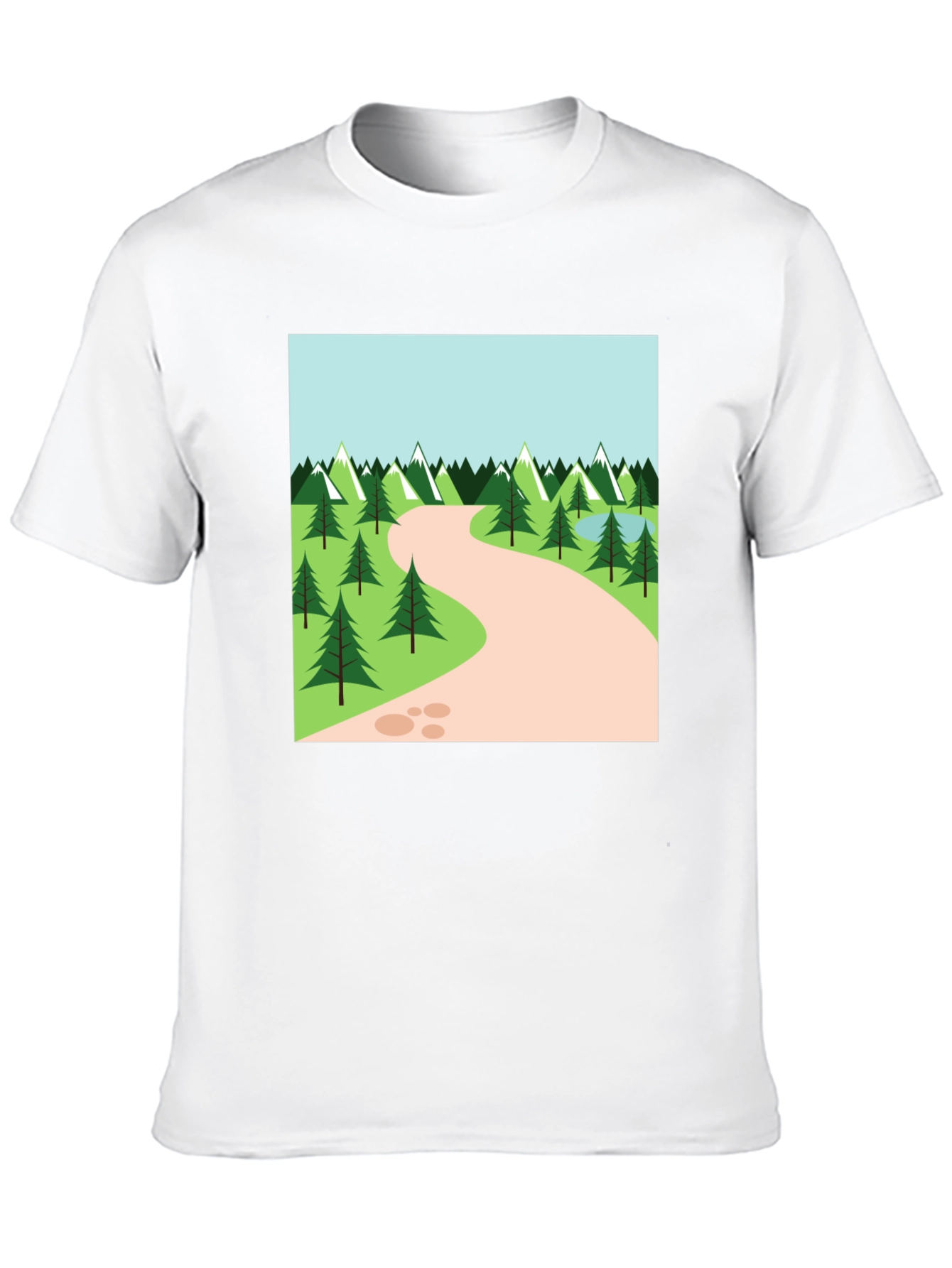 Nature Trail Graphic Tee - Black