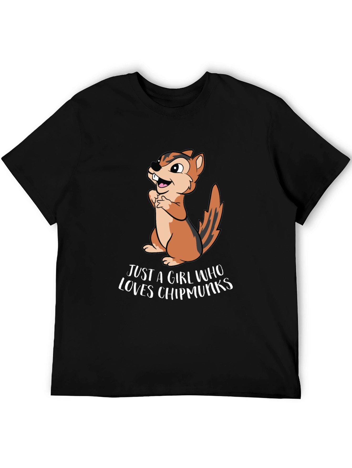 Chipmunk Lovers T-Shirt - Cute Cartoon Design