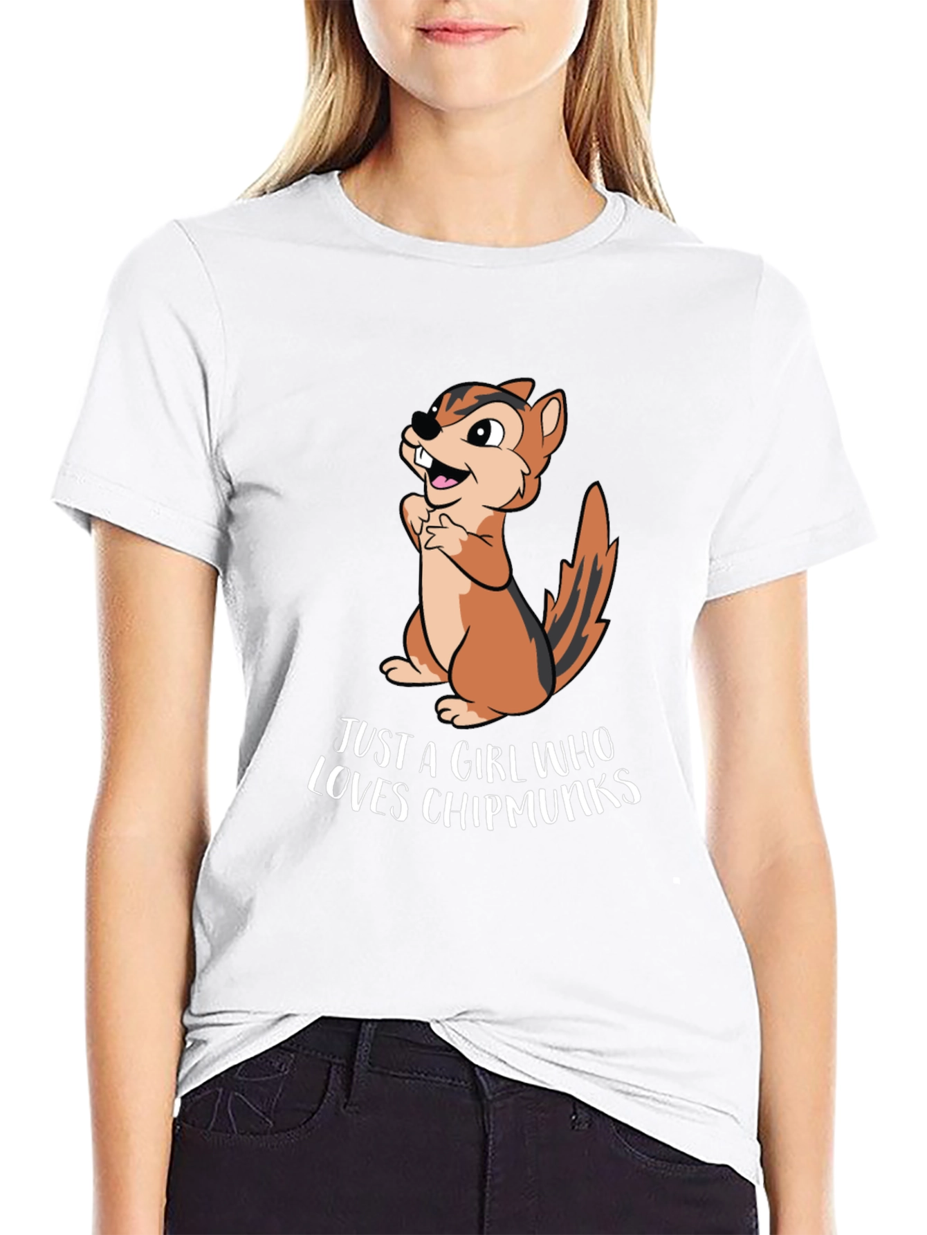 Chipmunk Lovers T-Shirt - Cute Cartoon Design