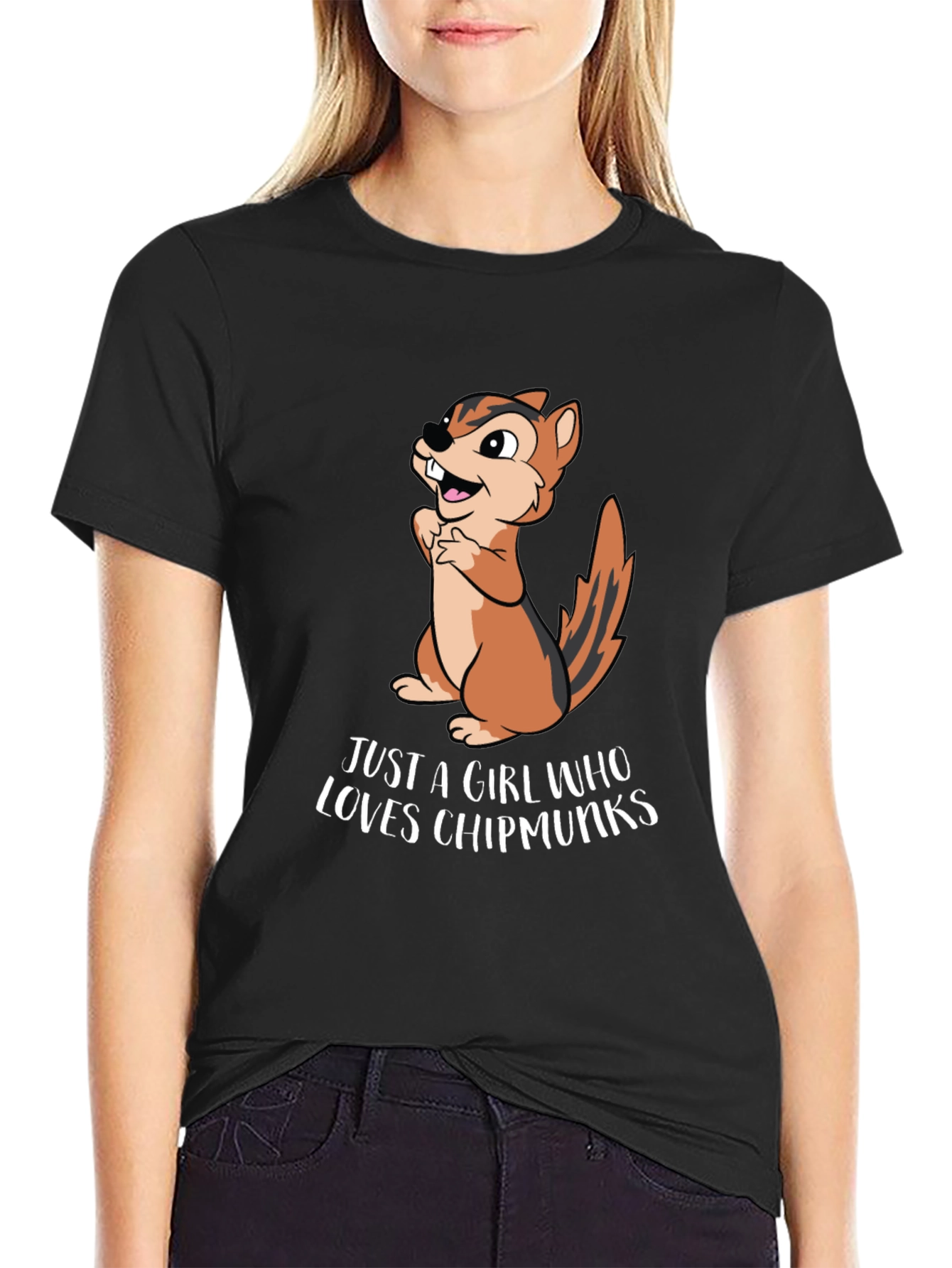 Chipmunk Lovers T-Shirt - Cute Cartoon Design