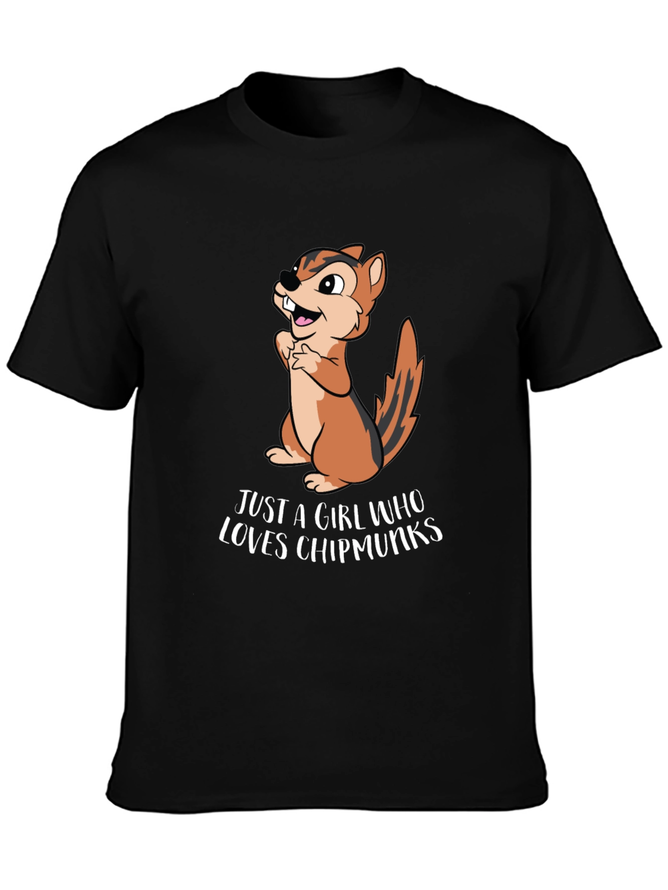 Chipmunk Lovers T-Shirt - Cute Cartoon Design