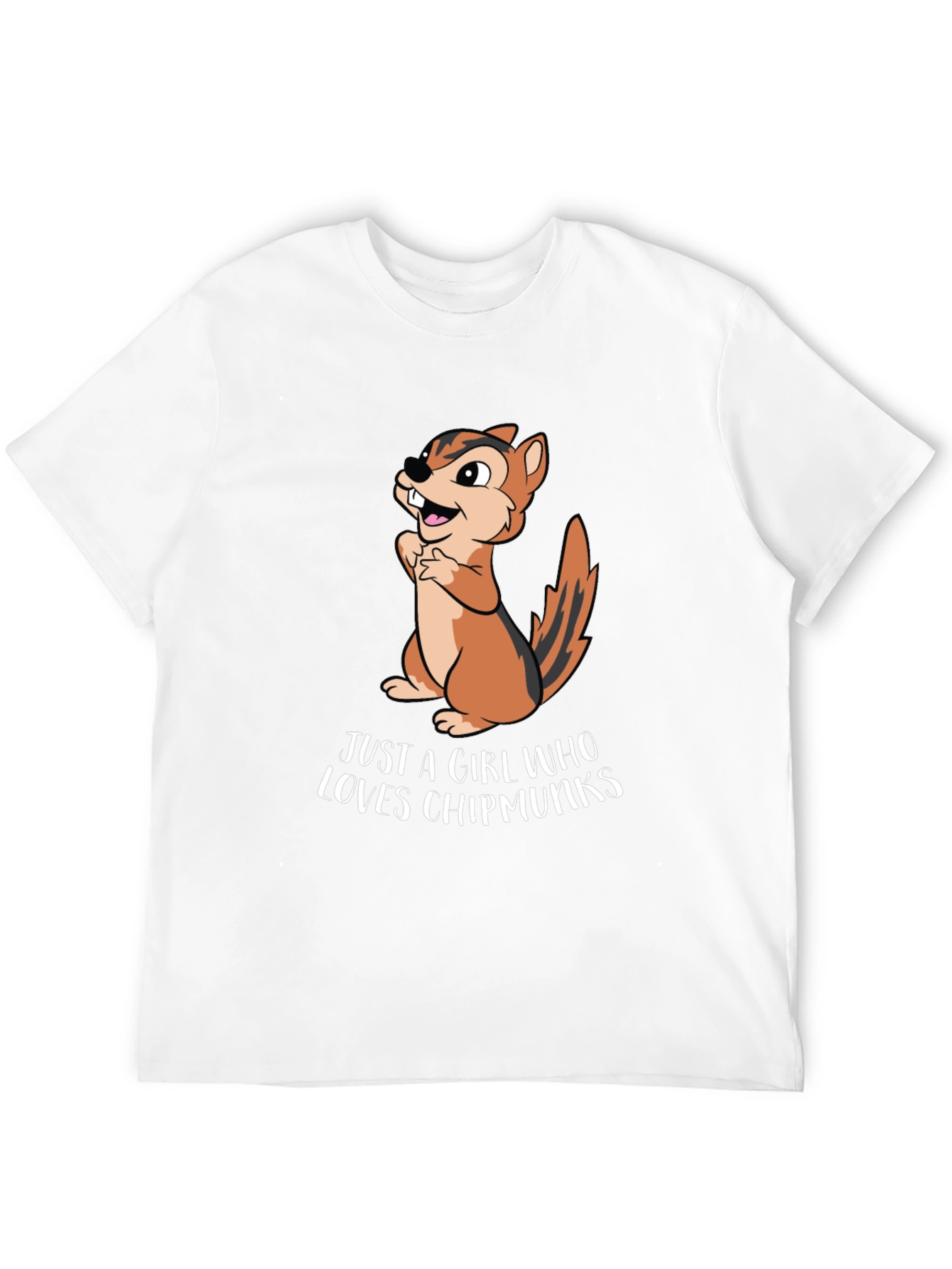 Chipmunk Lovers T-Shirt - Cute Cartoon Design