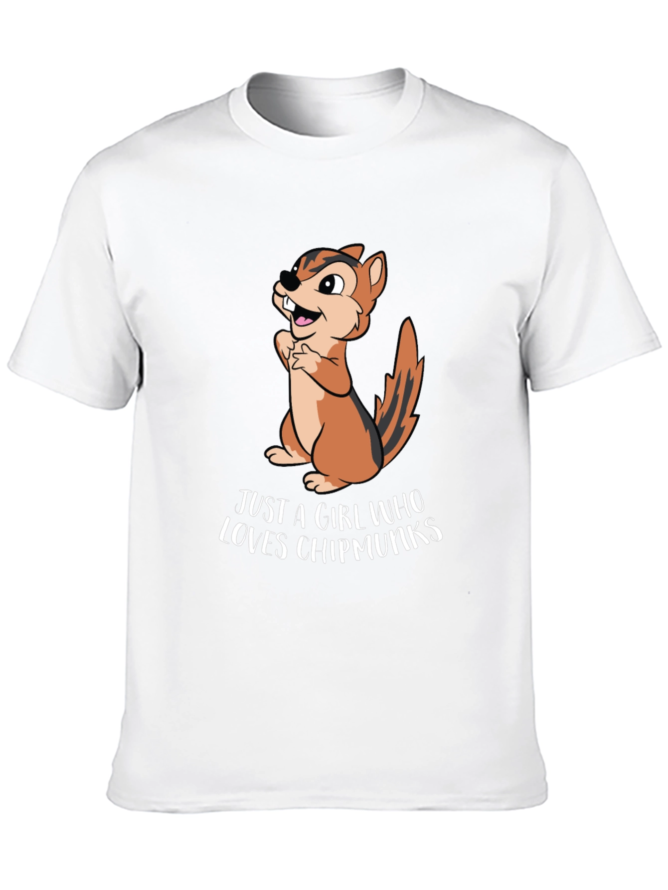 Chipmunk Lovers T-Shirt - Cute Cartoon Design