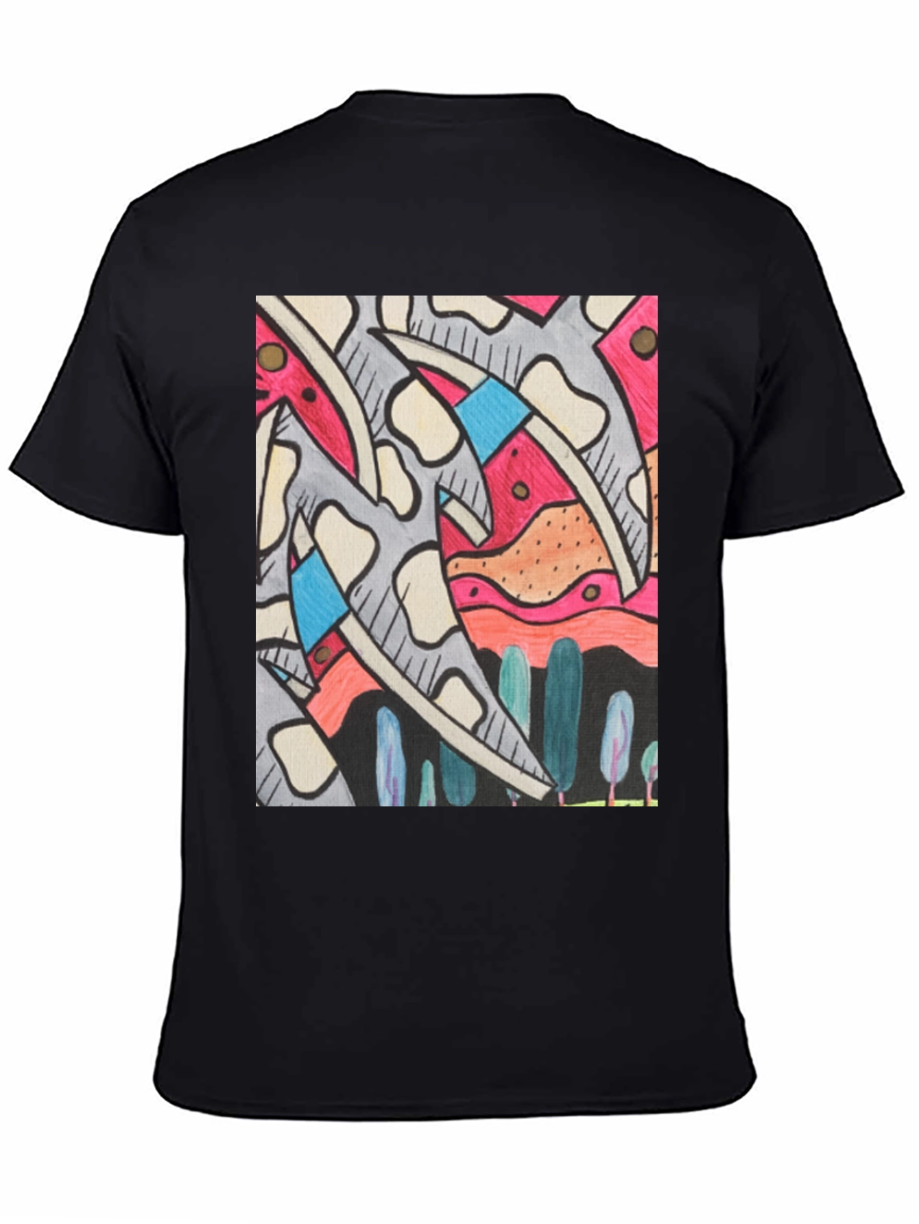 Abstract Art Mens Graphic Tee