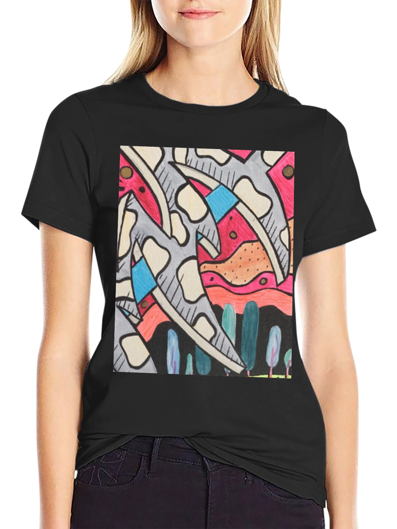 Abstract Art Mens Graphic Tee