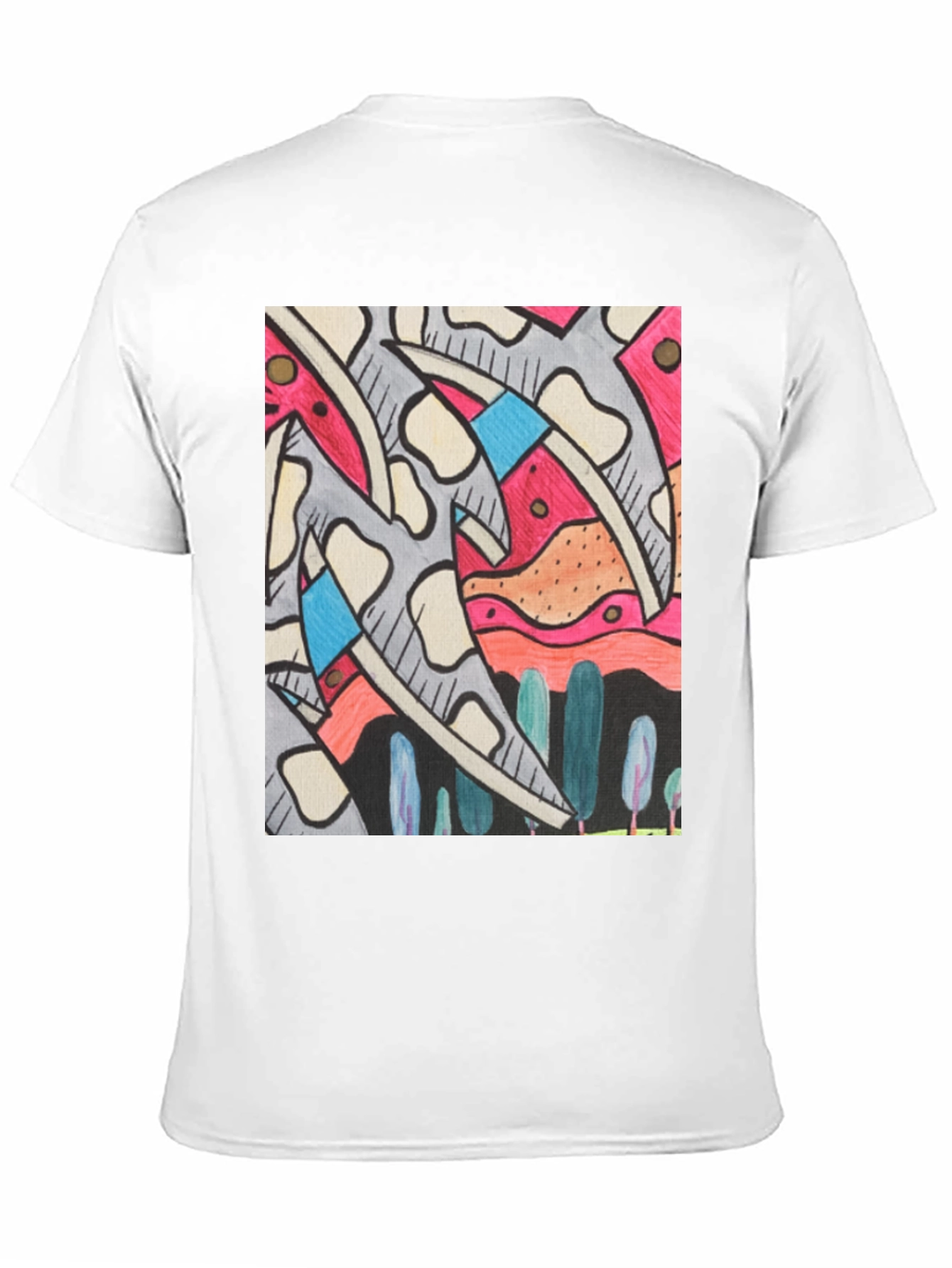 Abstract Art Mens Graphic Tee