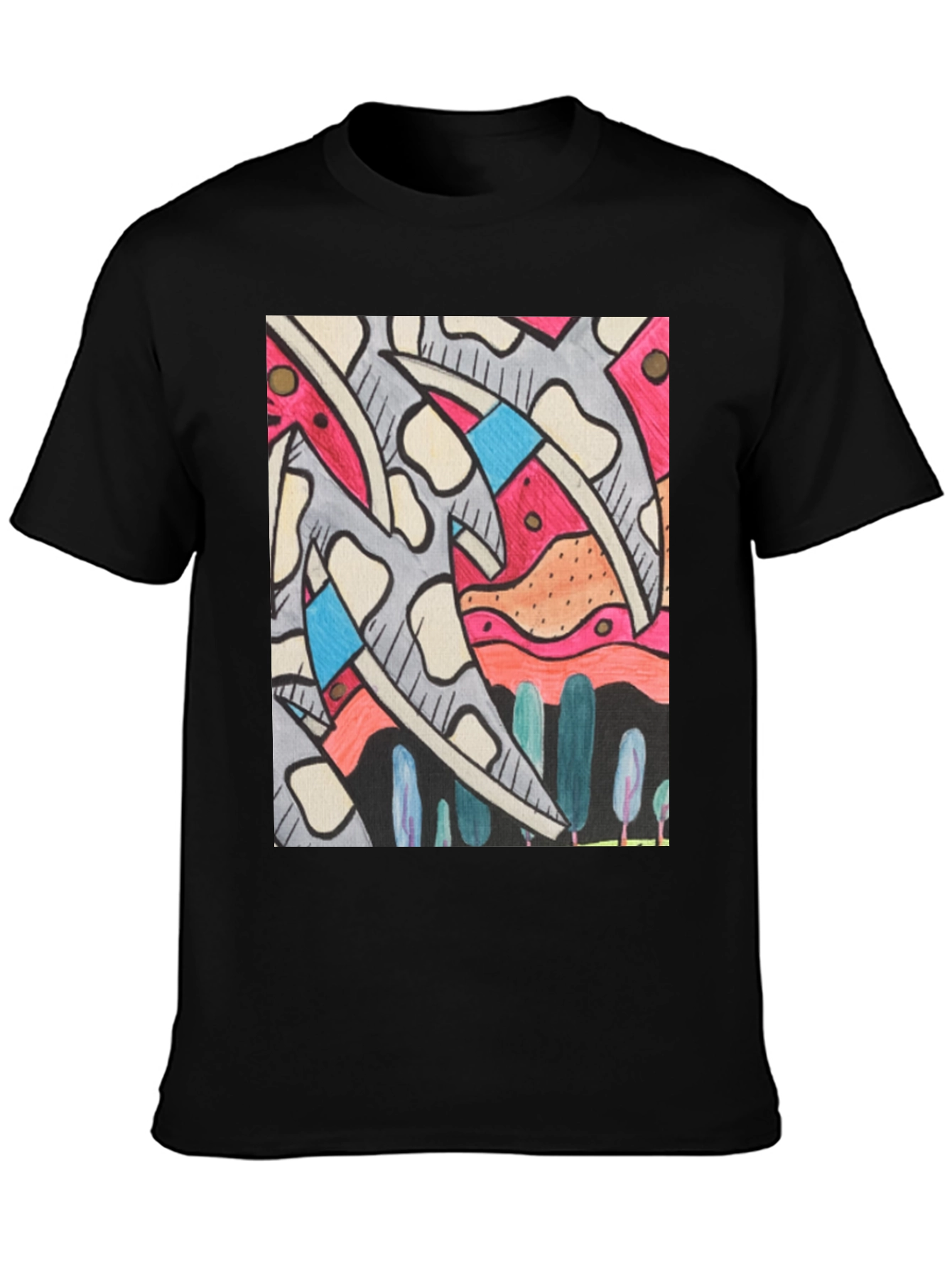 Abstract Art Mens Graphic Tee