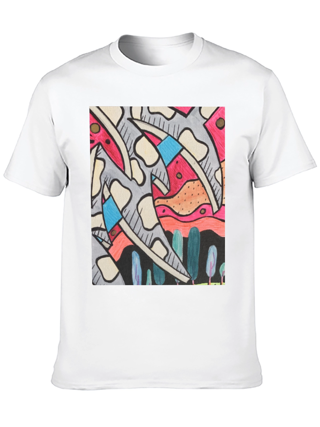 Abstract Art Mens Graphic Tee