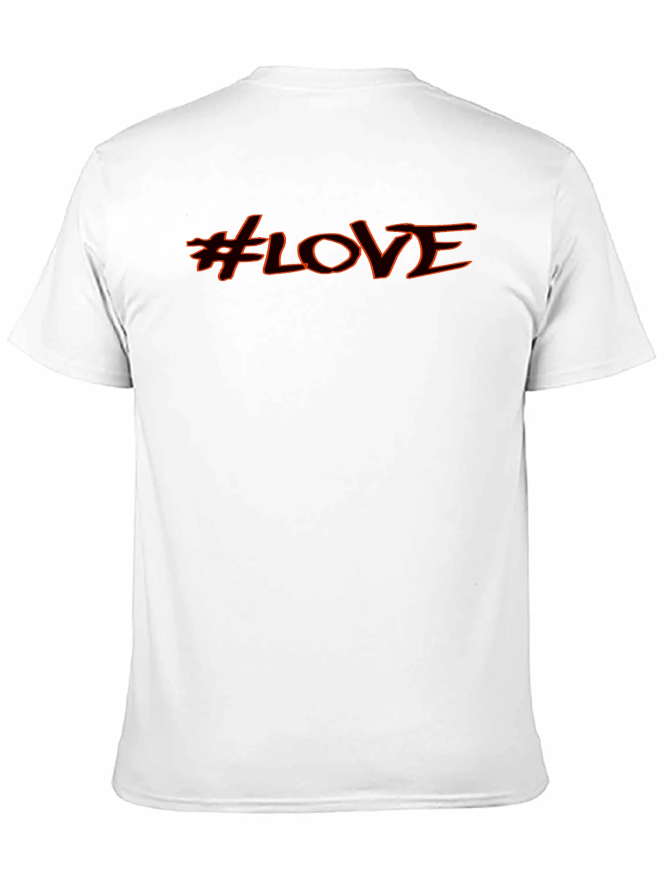 #LOVE Graphic T-Shirt - Casual Black Tee