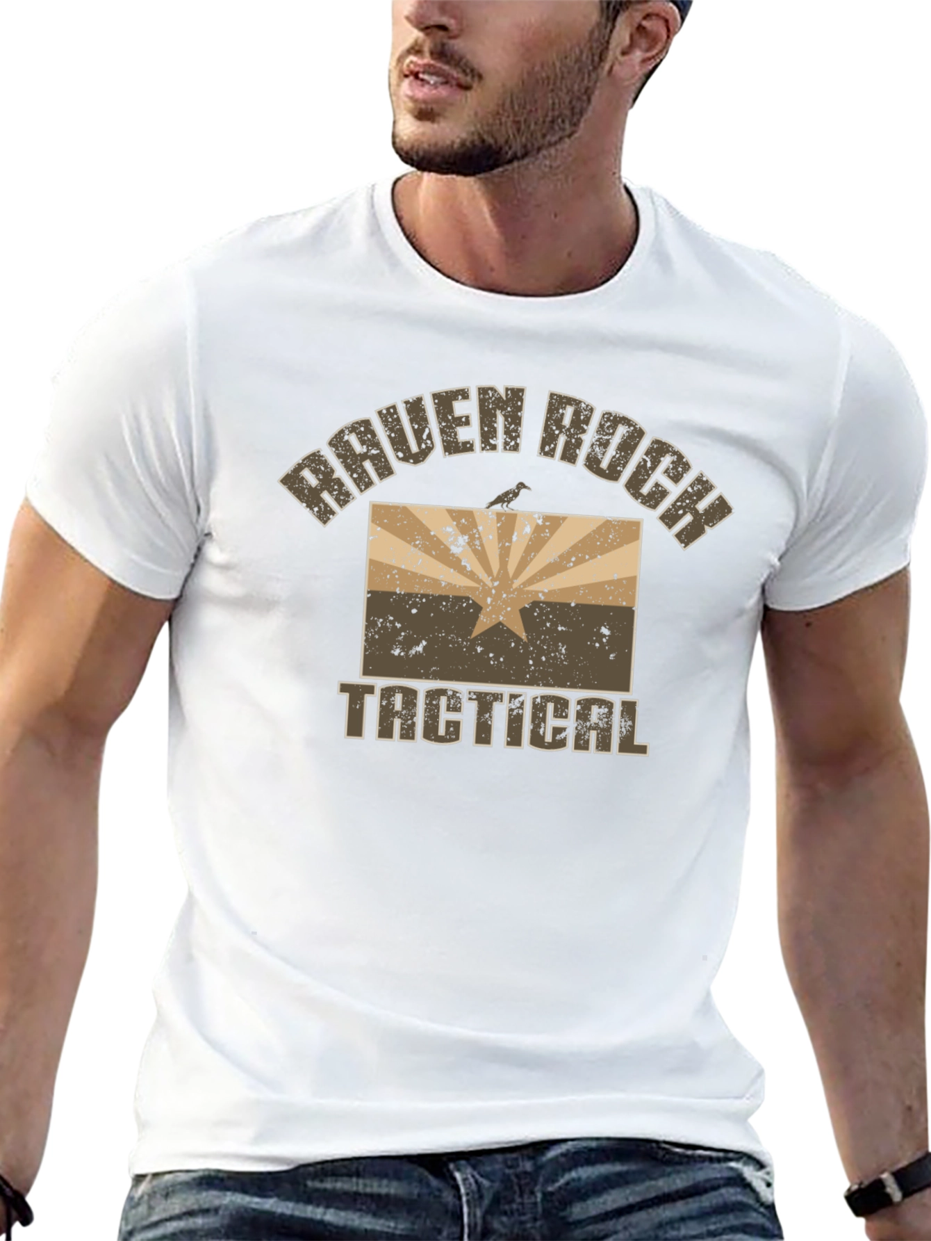 Raven Rock Tactical Tee - Arizona Flag Design