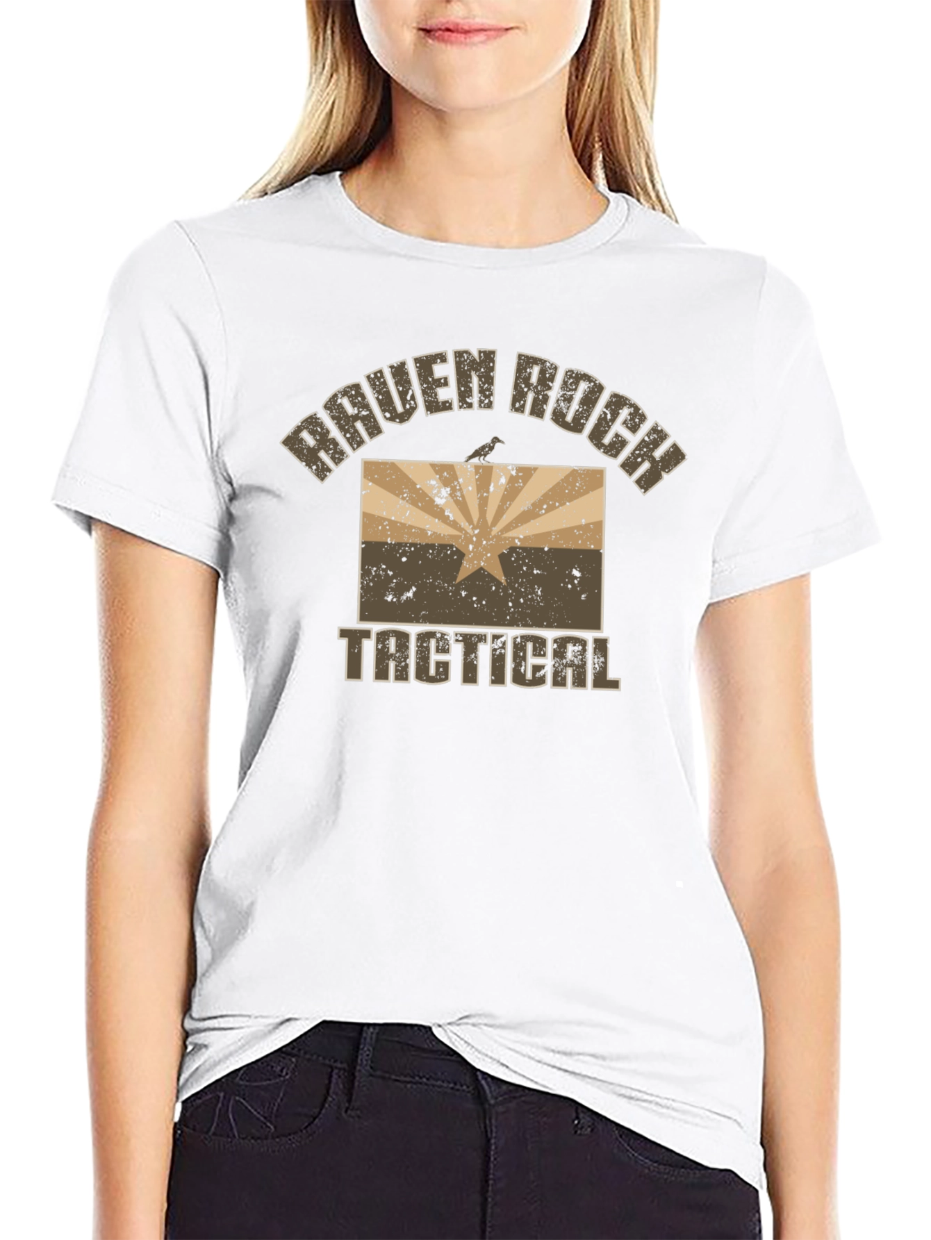 Raven Rock Tactical Tee - Arizona Flag Design