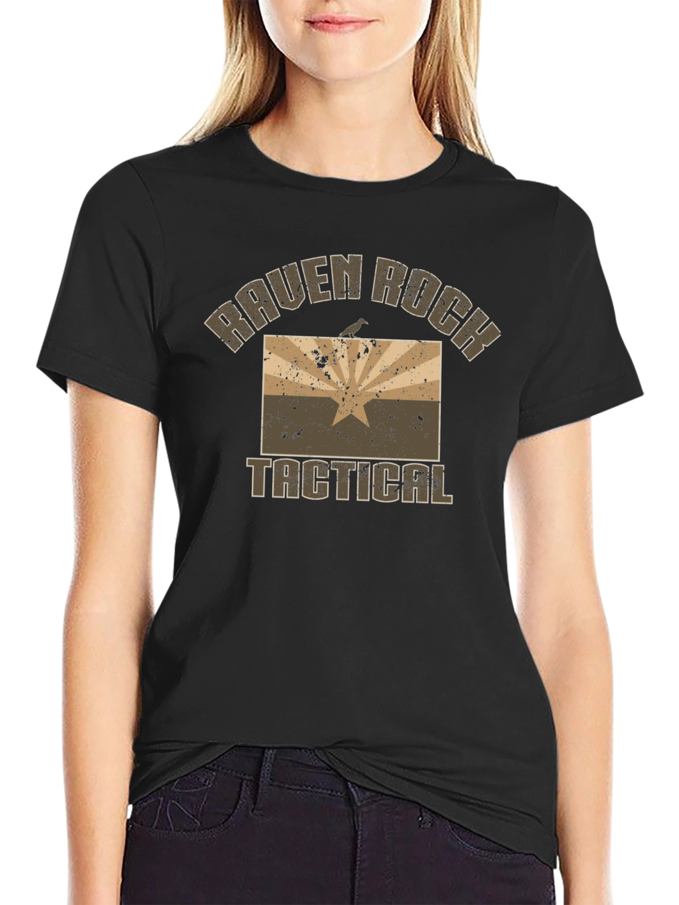 Raven Rock Tactical Tee - Arizona Flag Design