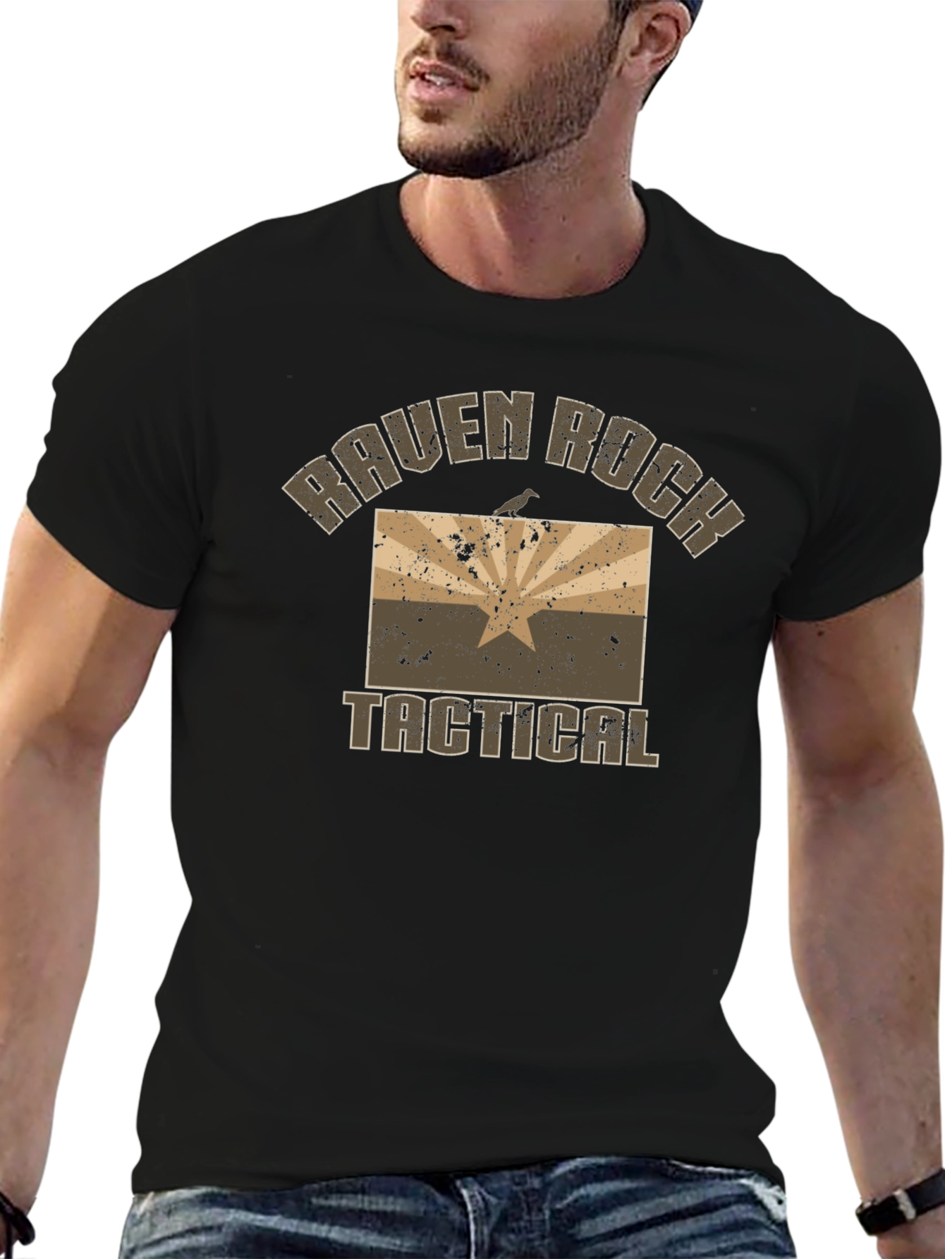 Raven Rock Tactical Tee - Arizona Flag Design