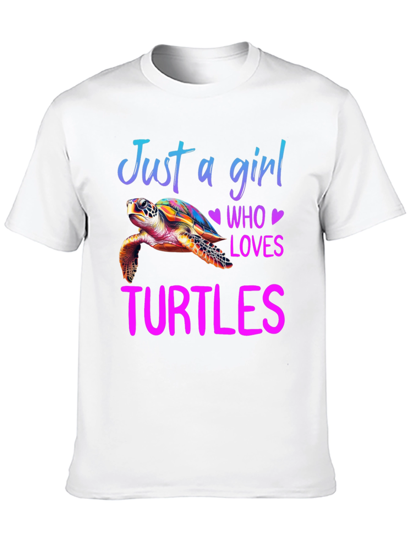 Just a Girl Who Loves Turtles T-Shirt