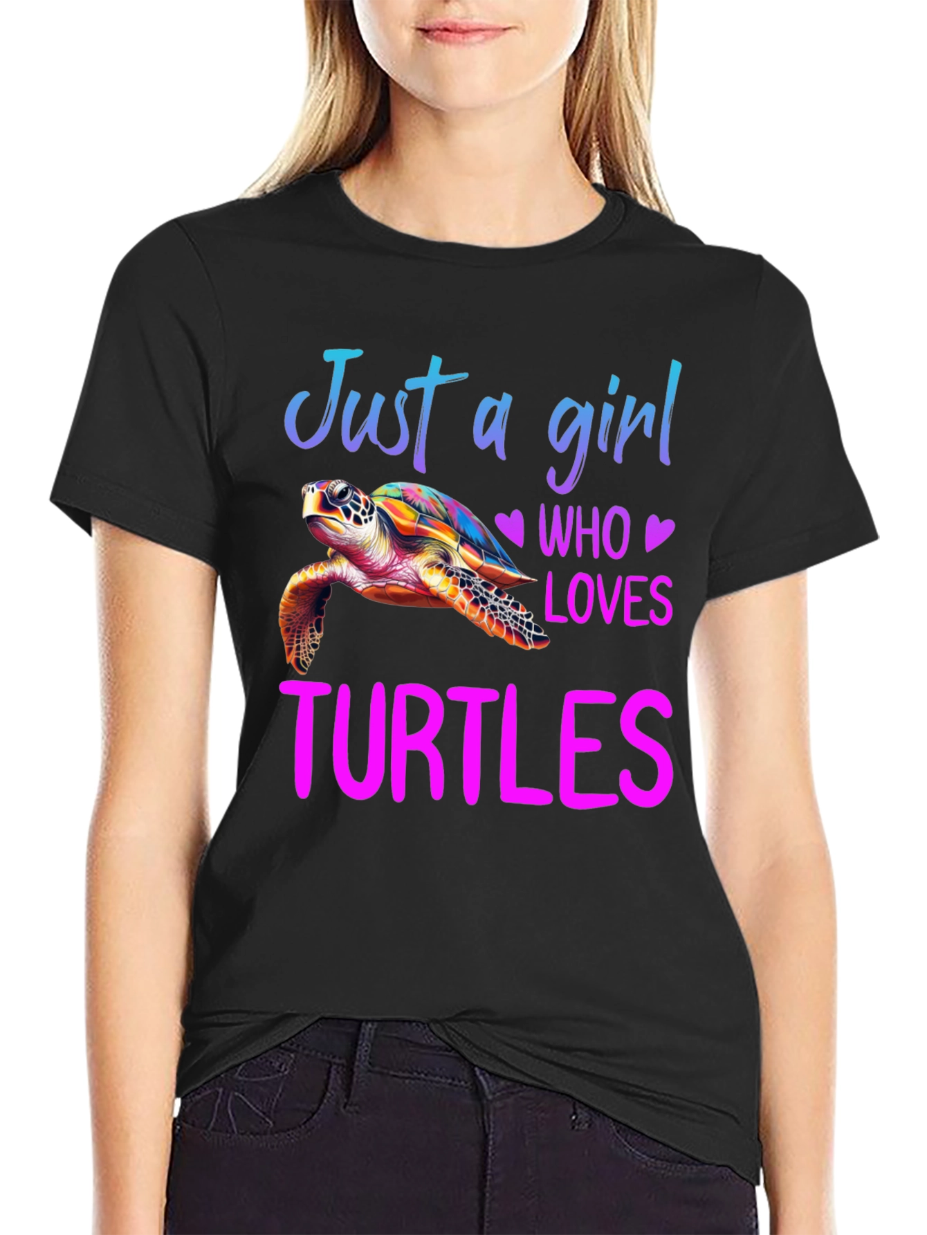 Just a Girl Who Loves Turtles T-Shirt