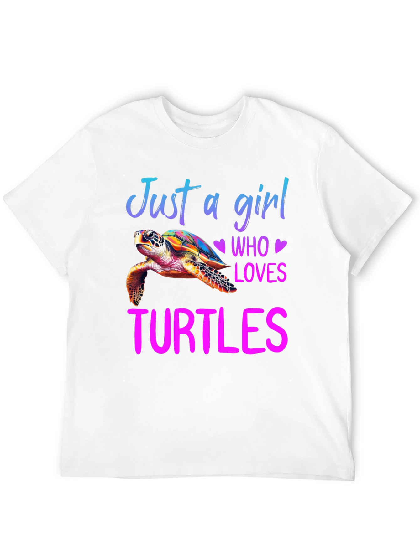 Just a Girl Who Loves Turtles T-Shirt