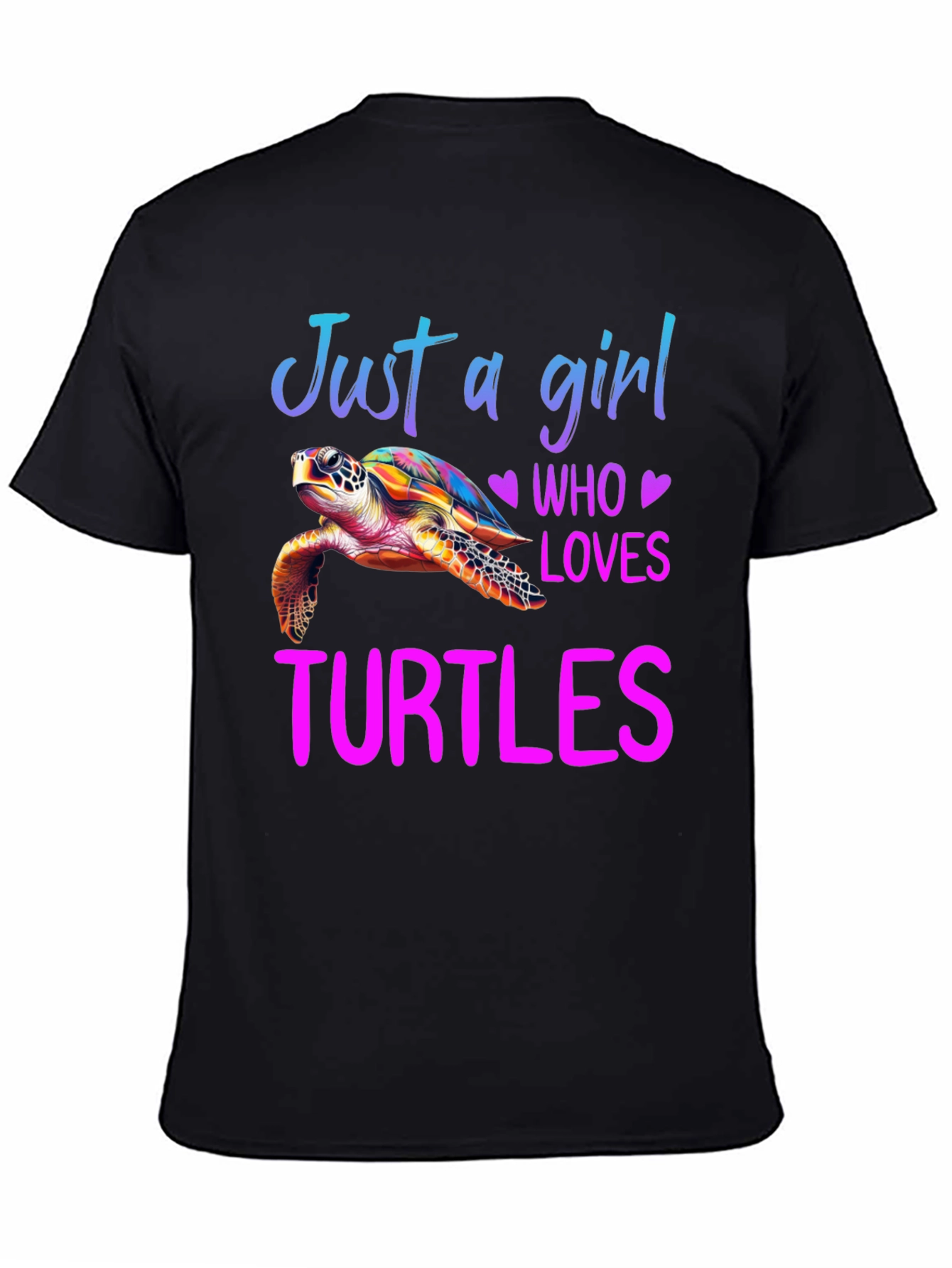 Just a Girl Who Loves Turtles T-Shirt