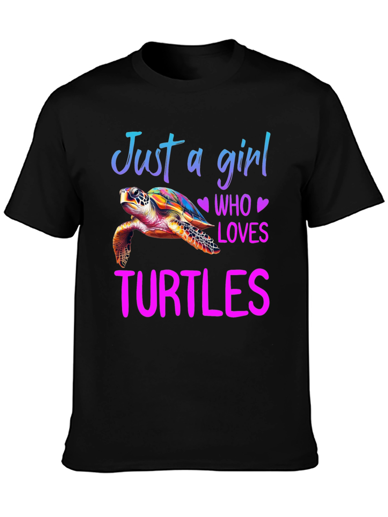 Just a Girl Who Loves Turtles T-Shirt