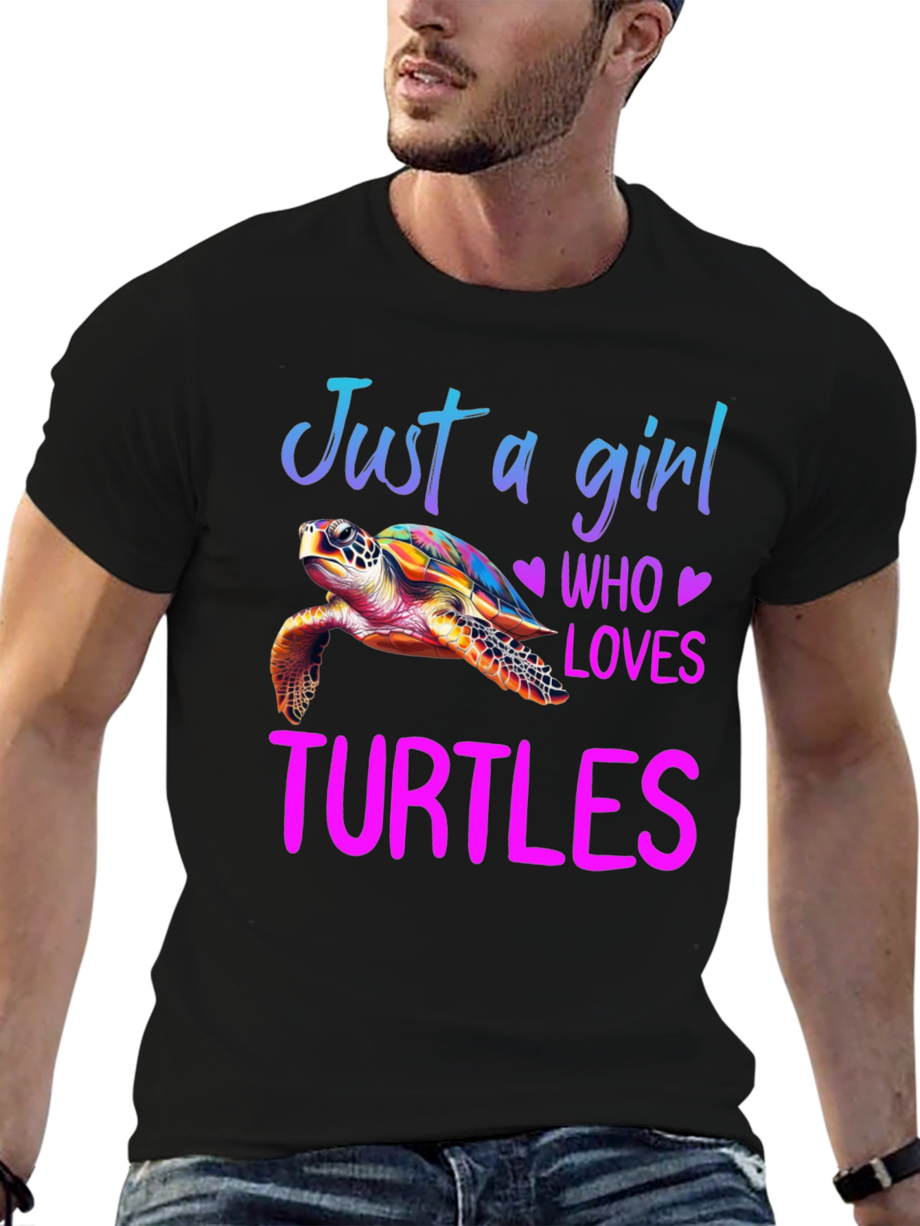 Just a Girl Who Loves Turtles T-Shirt