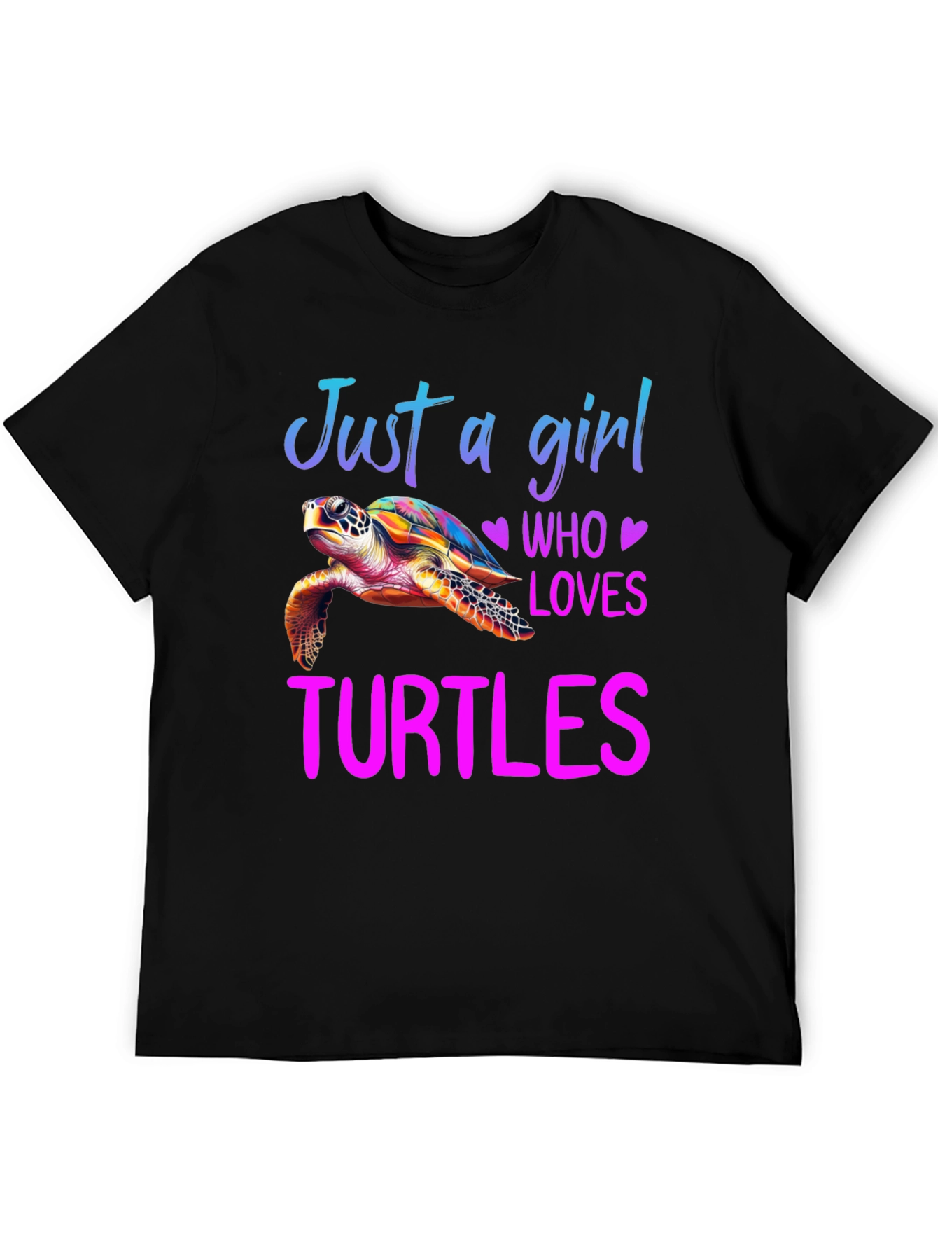 Just a Girl Who Loves Turtles T-Shirt