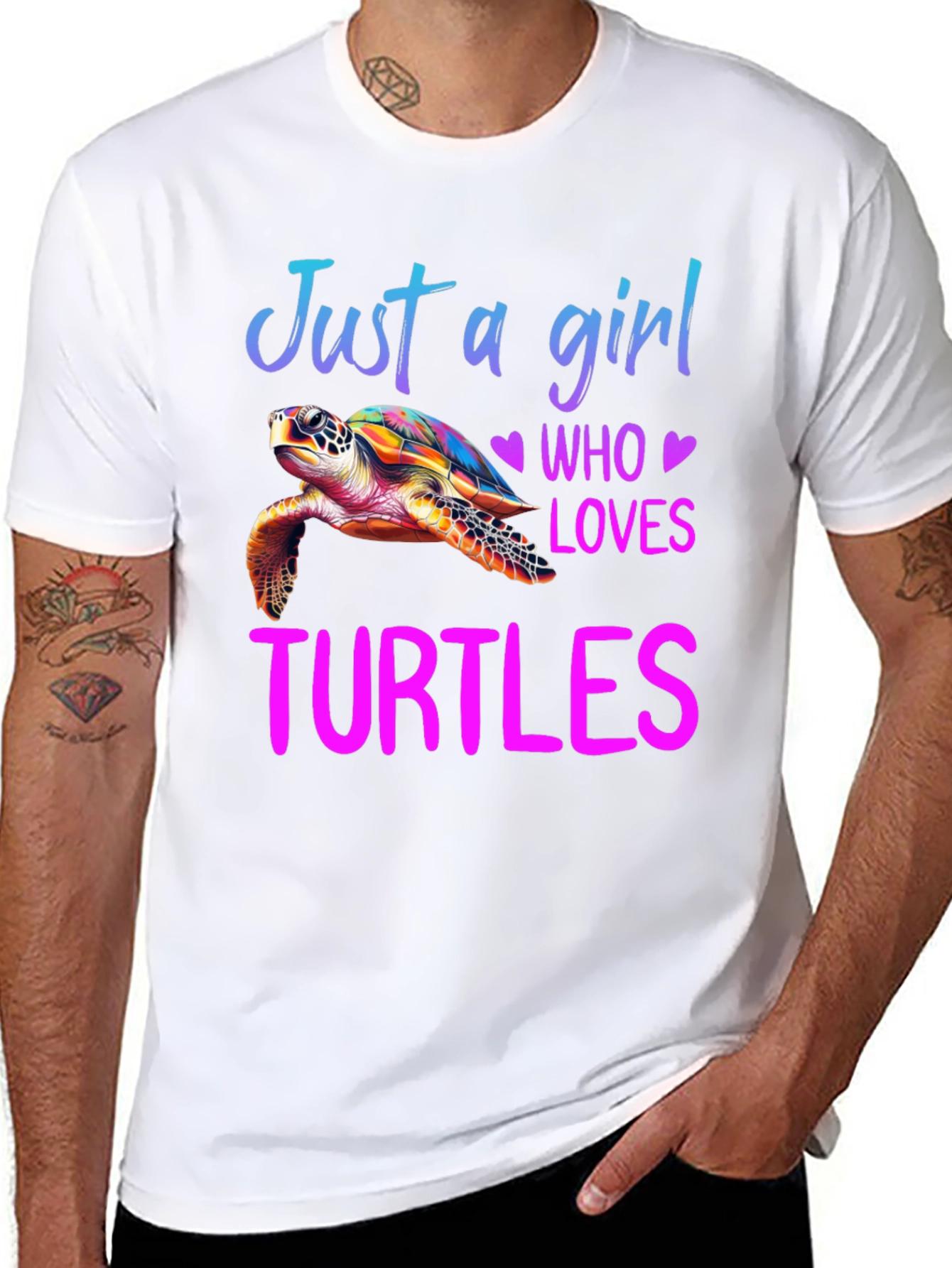 Just a Girl Who Loves Turtles T-Shirt