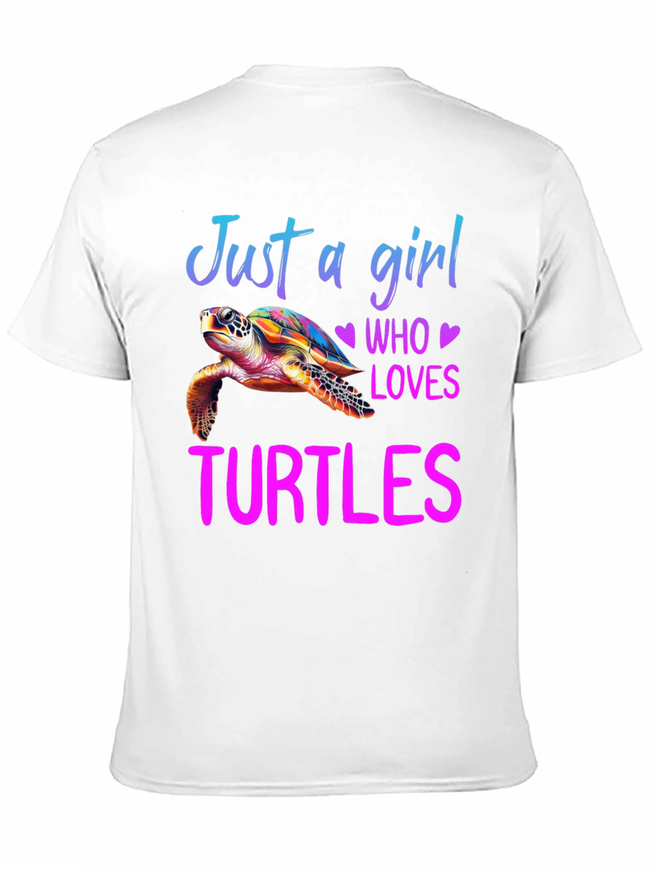 Just a Girl Who Loves Turtles T-Shirt