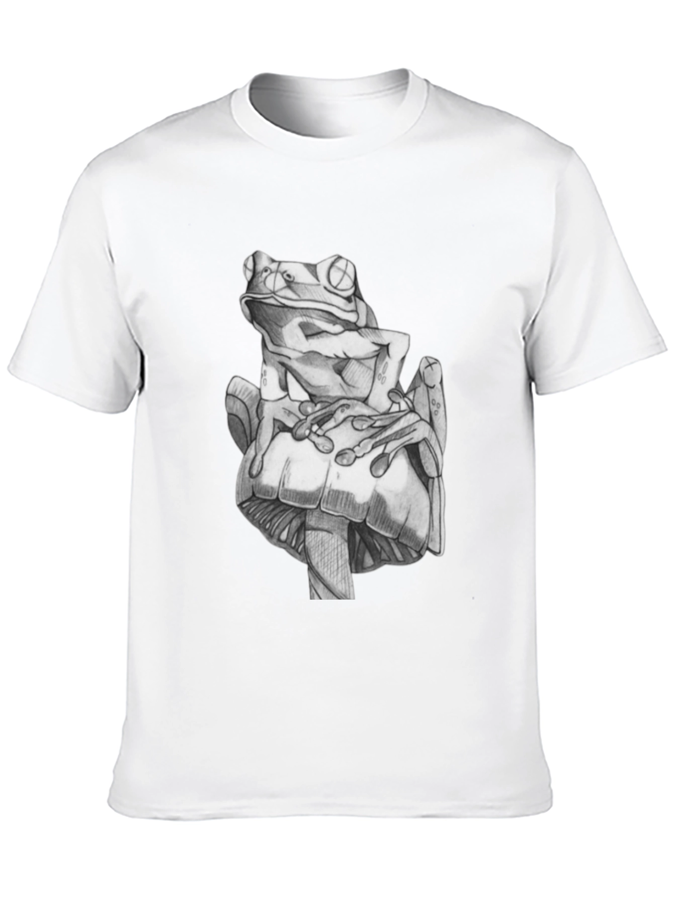 Frog & Mushroom Graphic Tee - Unique Design