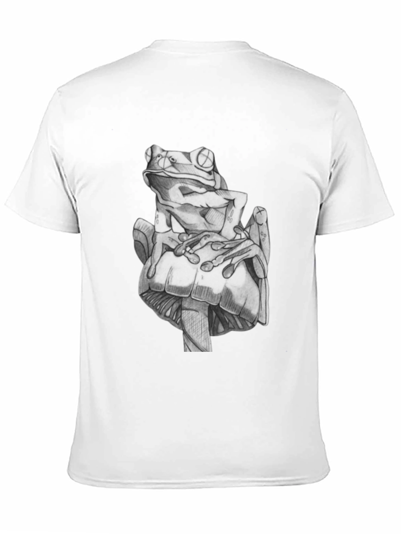Frog & Mushroom Graphic Tee - Unique Design