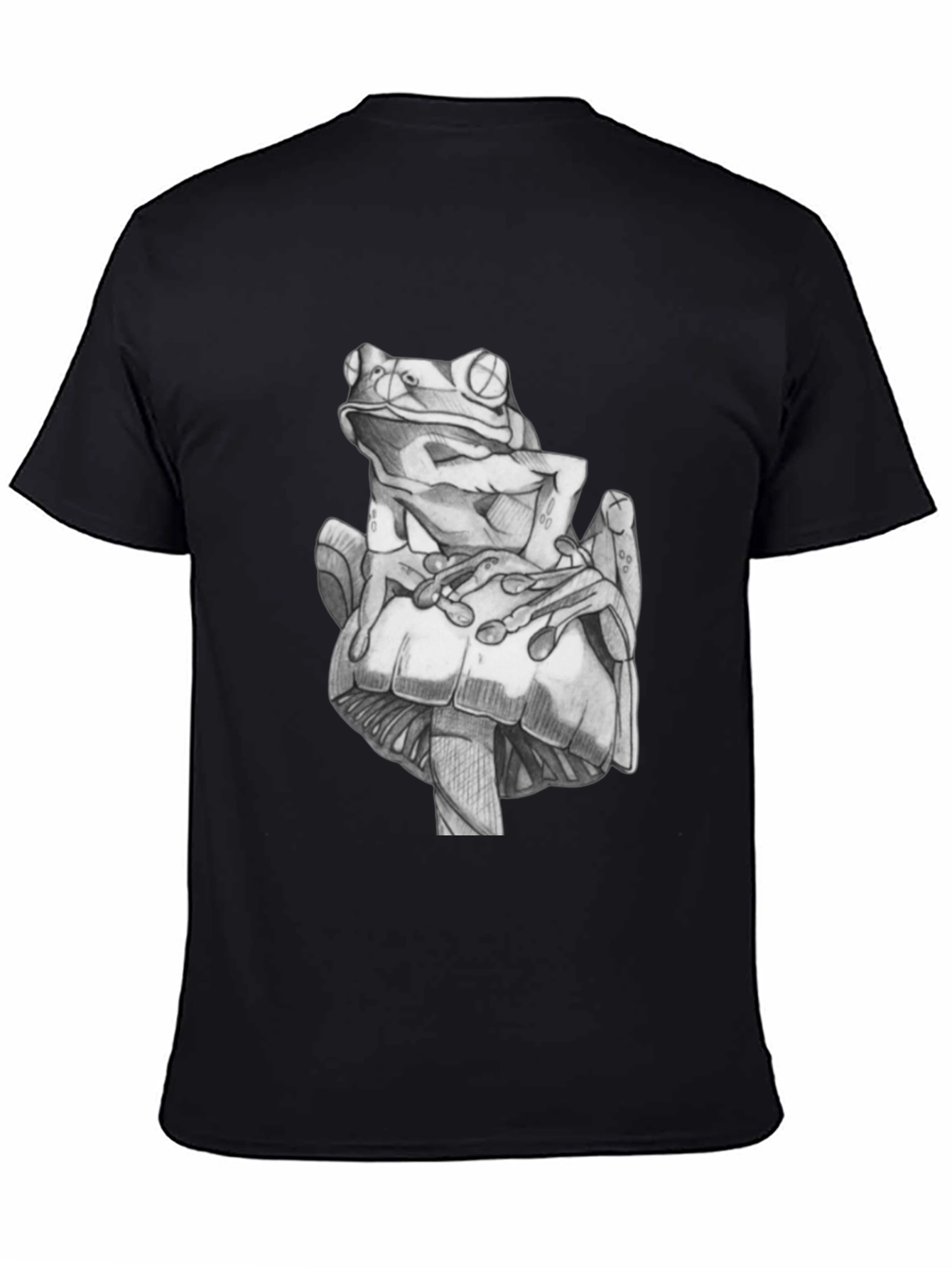 Frog & Mushroom Graphic Tee - Unique Design