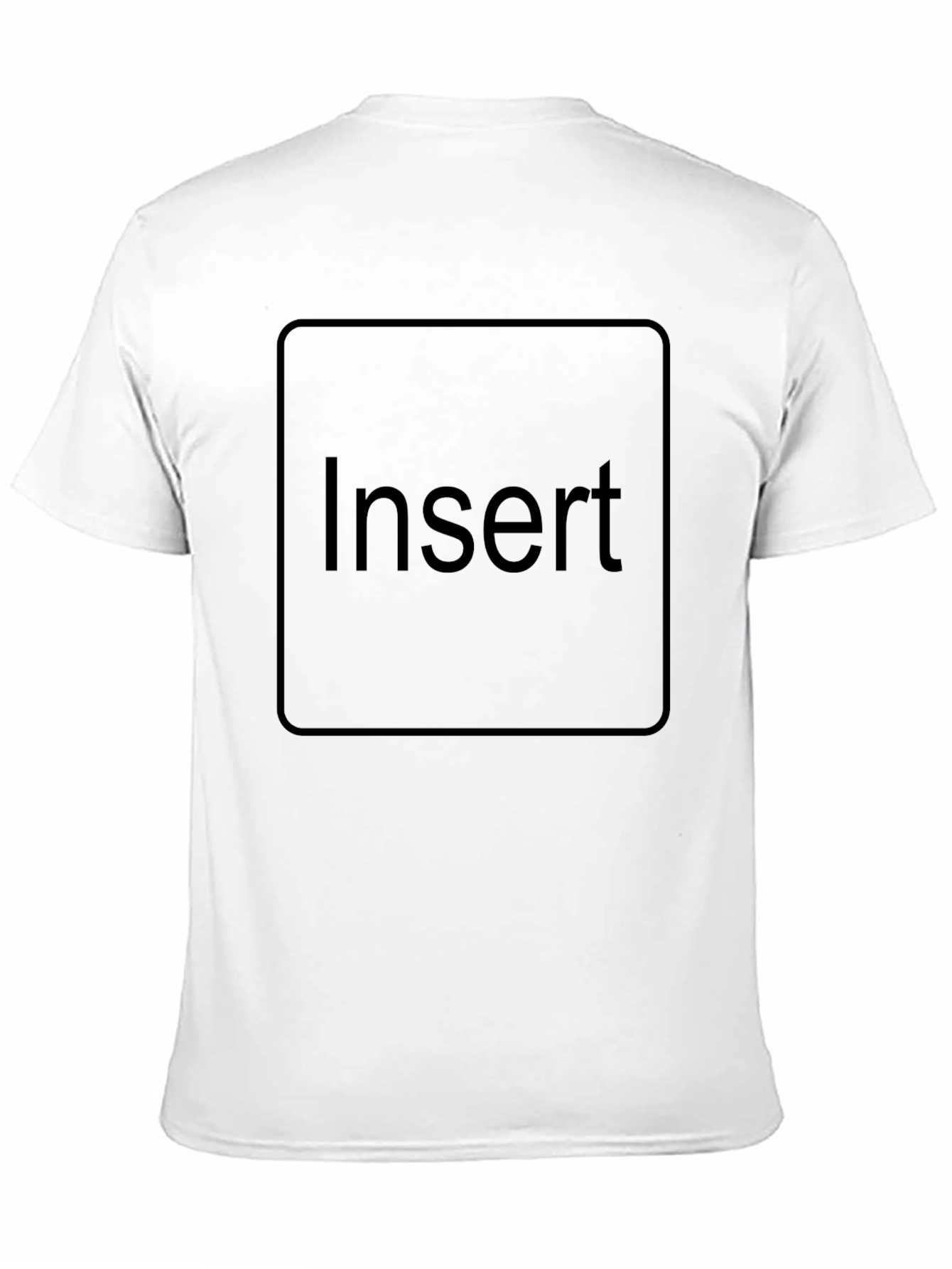 Insert Graphic Black T-Shirt