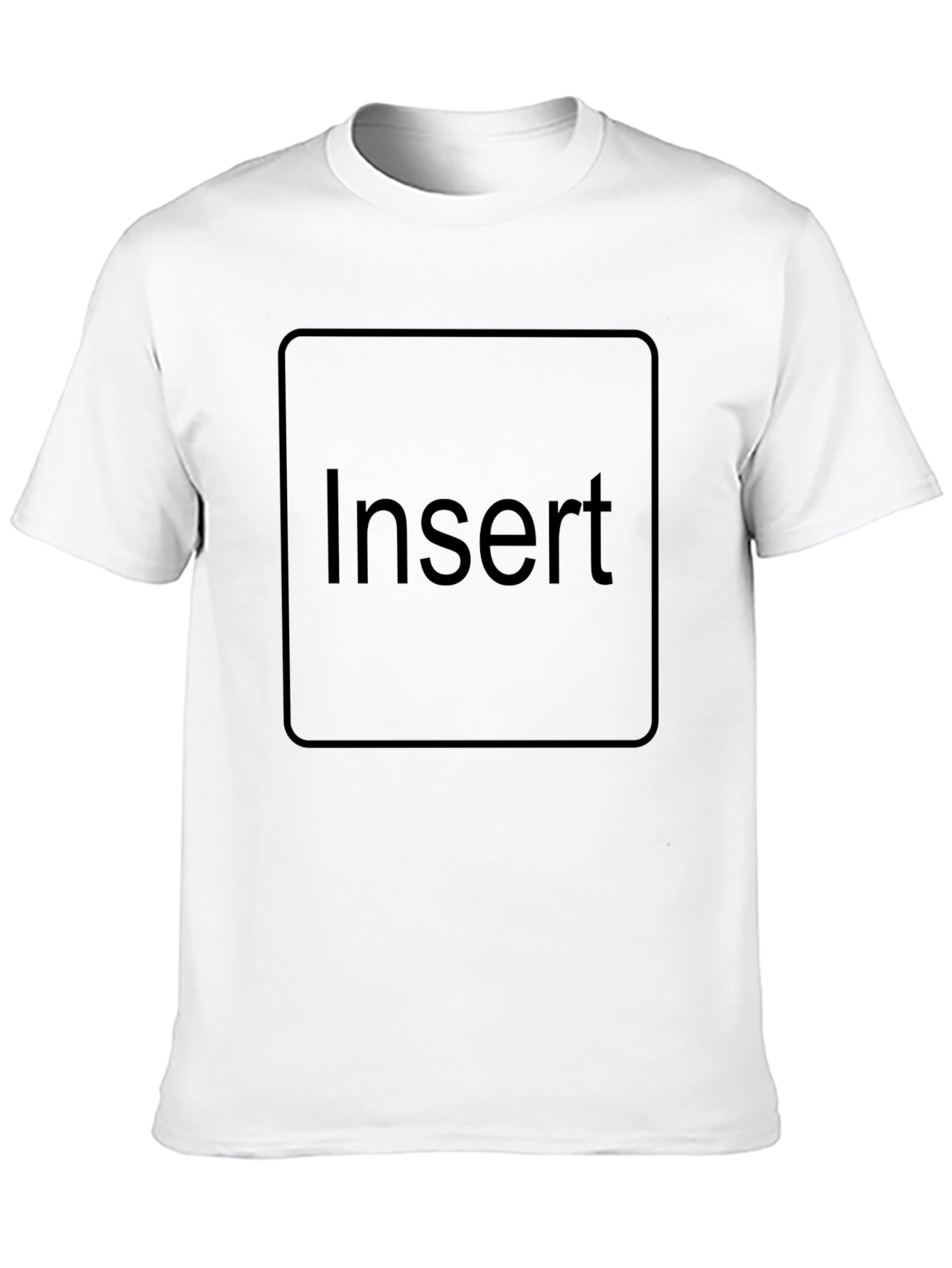 Insert Graphic Black T-Shirt