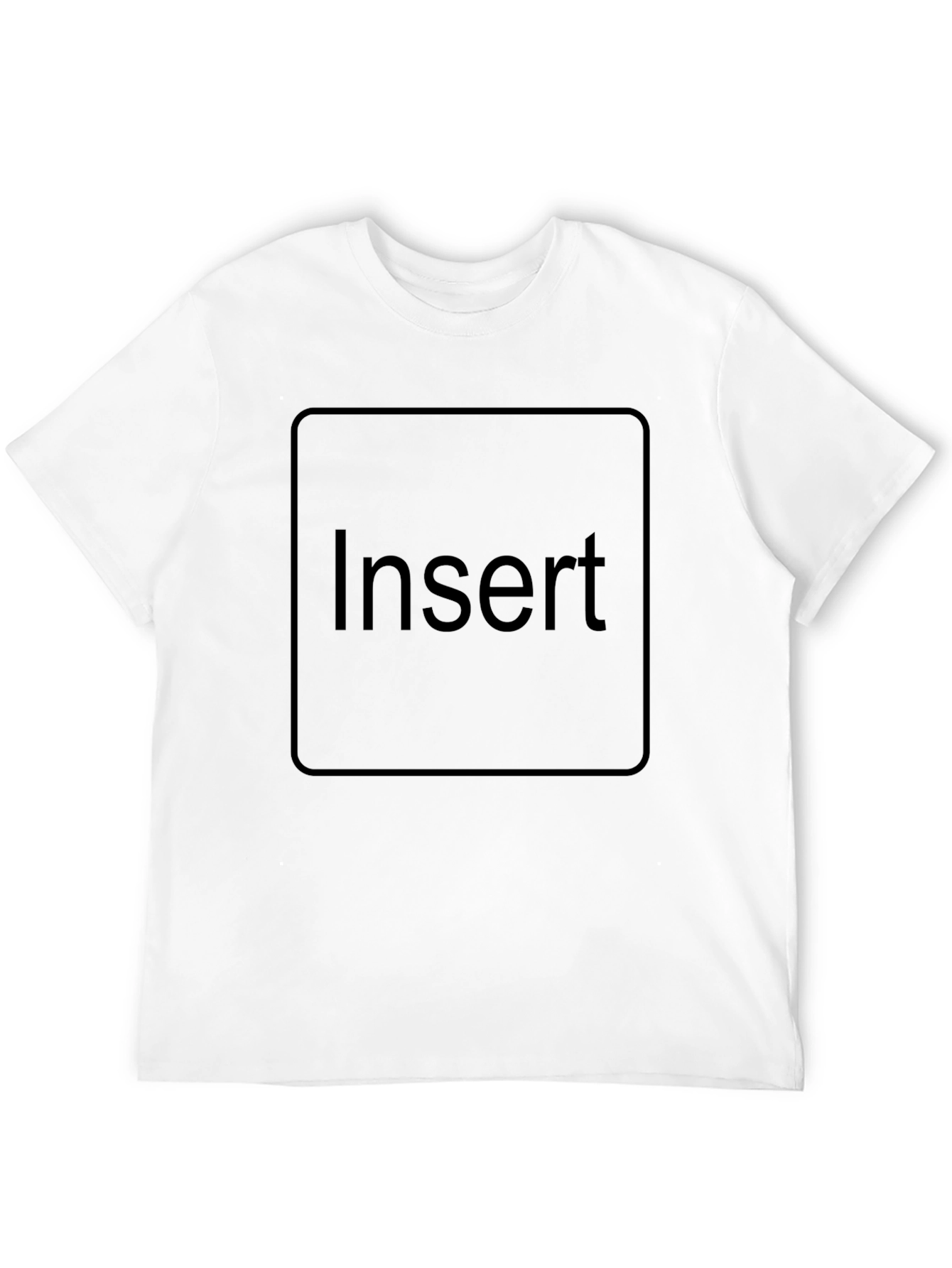 Insert Graphic Black T-Shirt