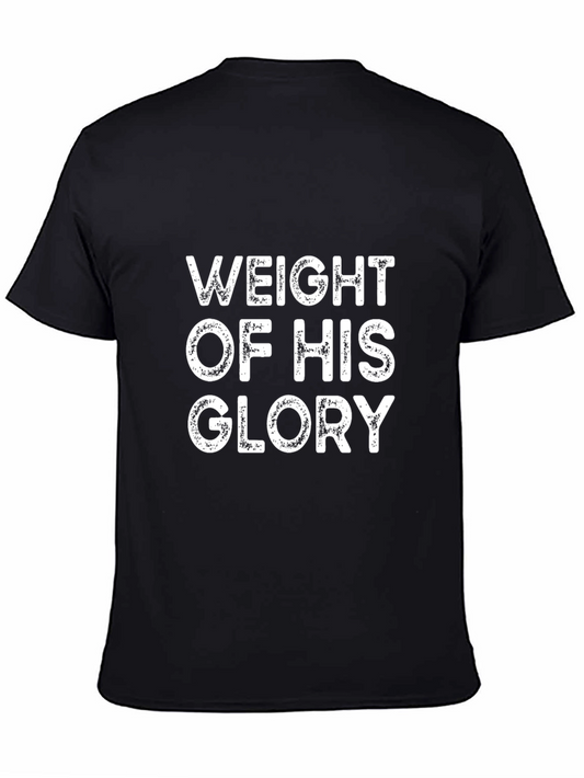 Weight of His Glory Black Graphic Tee