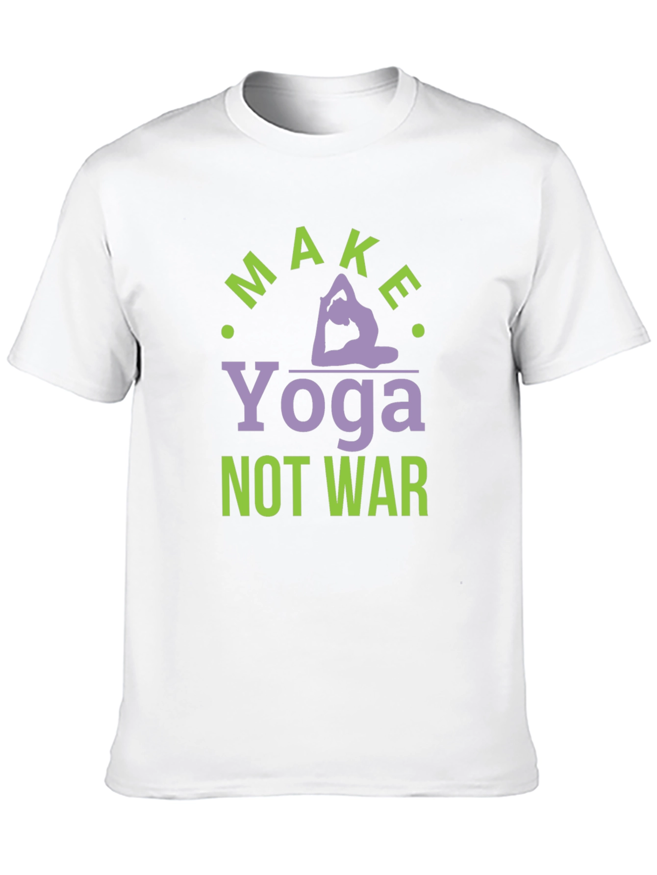 Make Yoga Not War Graphic T-Shirt