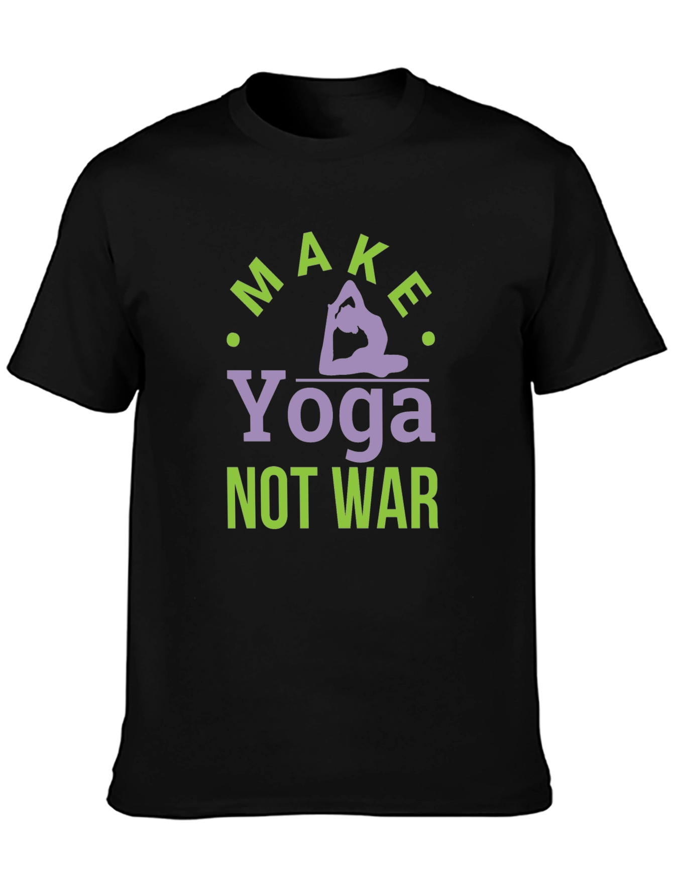 Make Yoga Not War Graphic T-Shirt