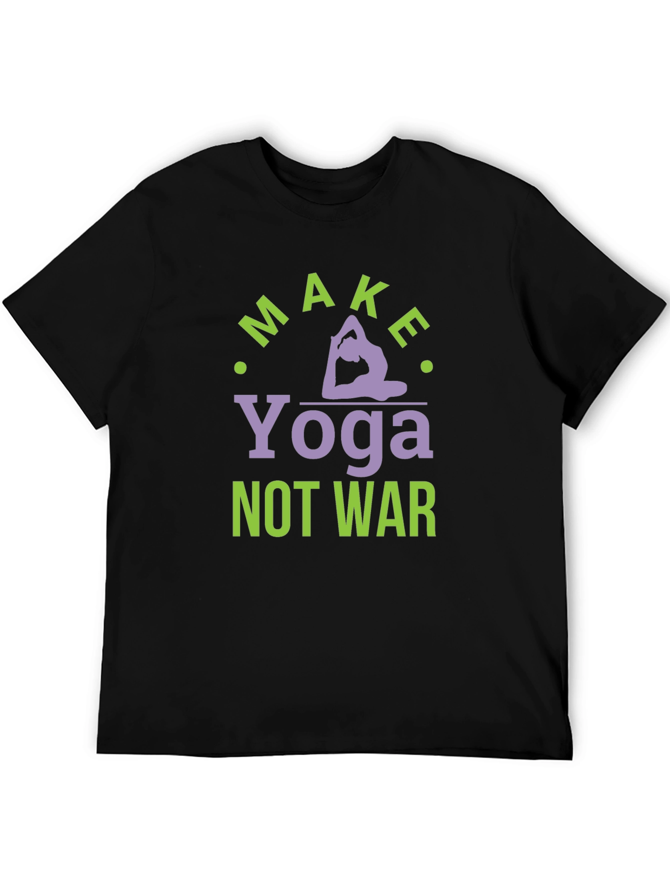 Make Yoga Not War Graphic T-Shirt