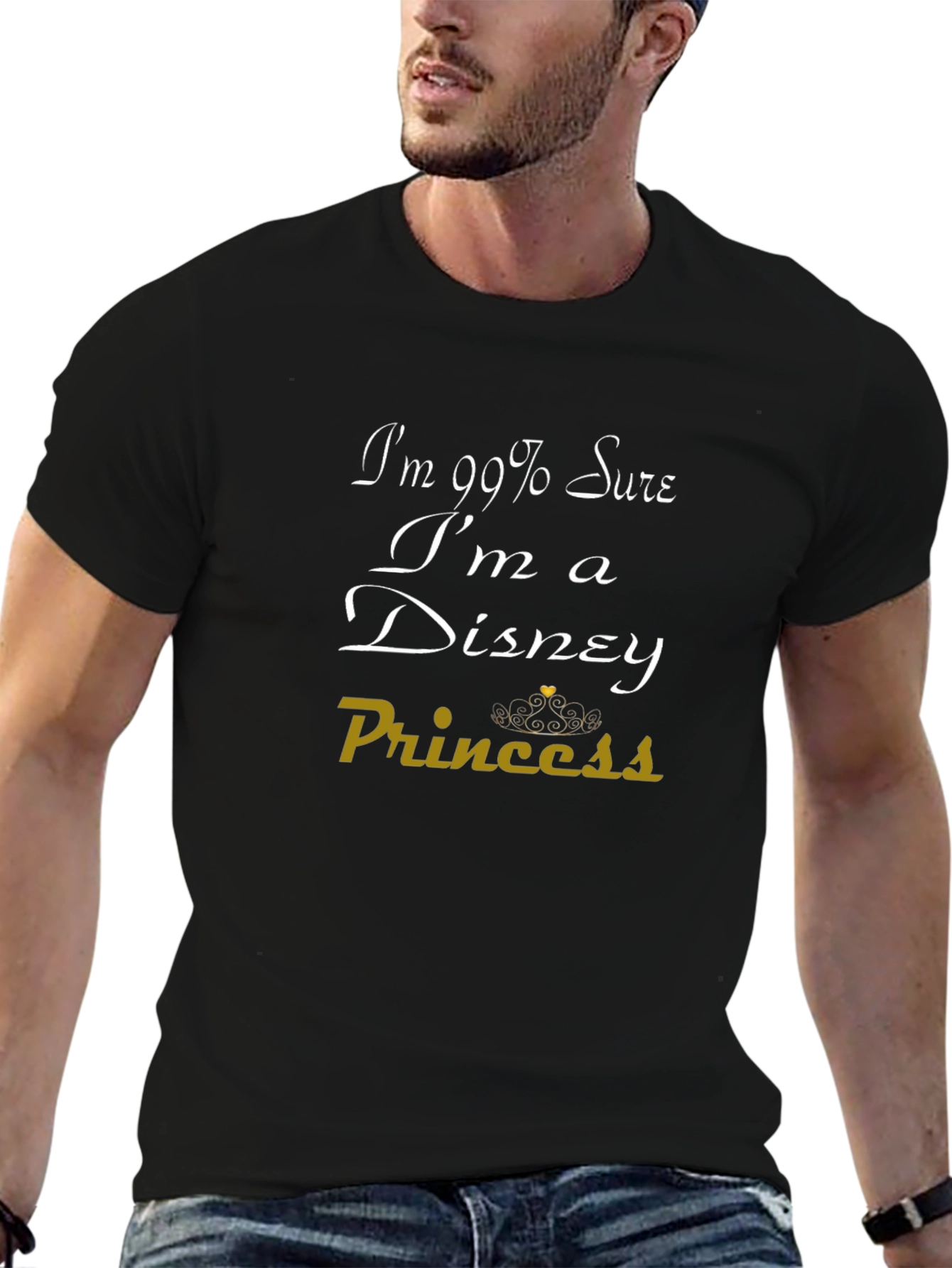 Disney Princess Graphic Tee - Black