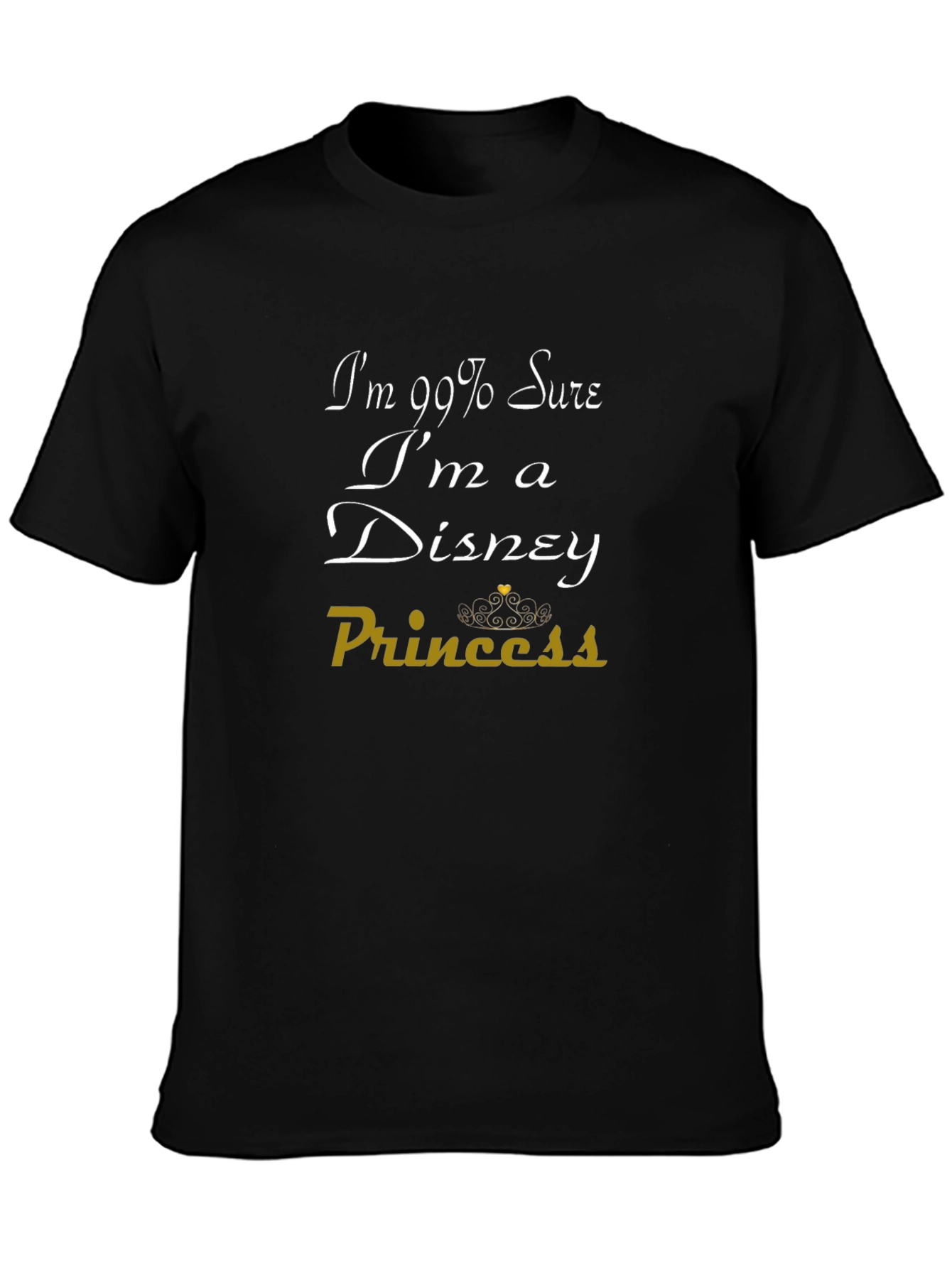 Disney Princess Graphic Tee - Black