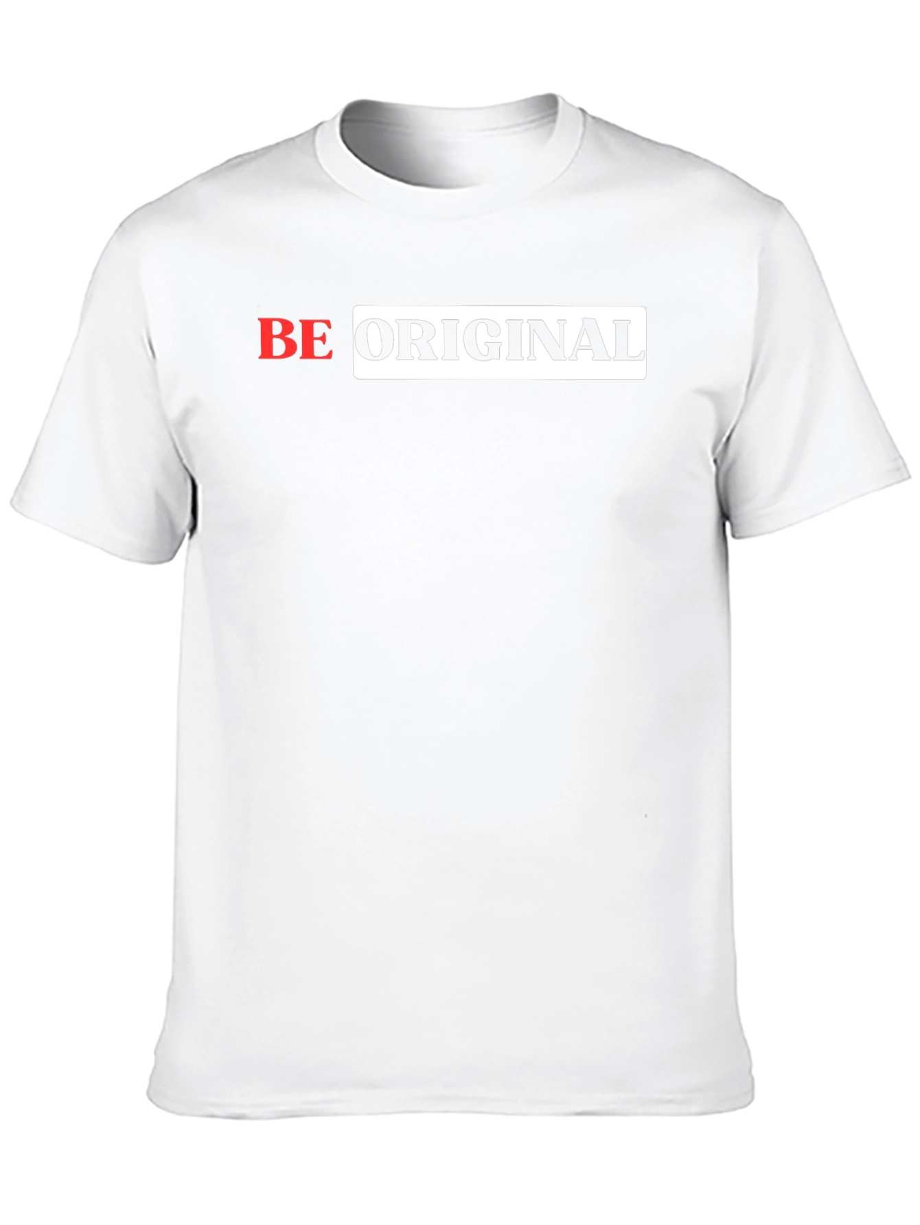 Be Original Graphic T-Shirt - Stylish Black Tee